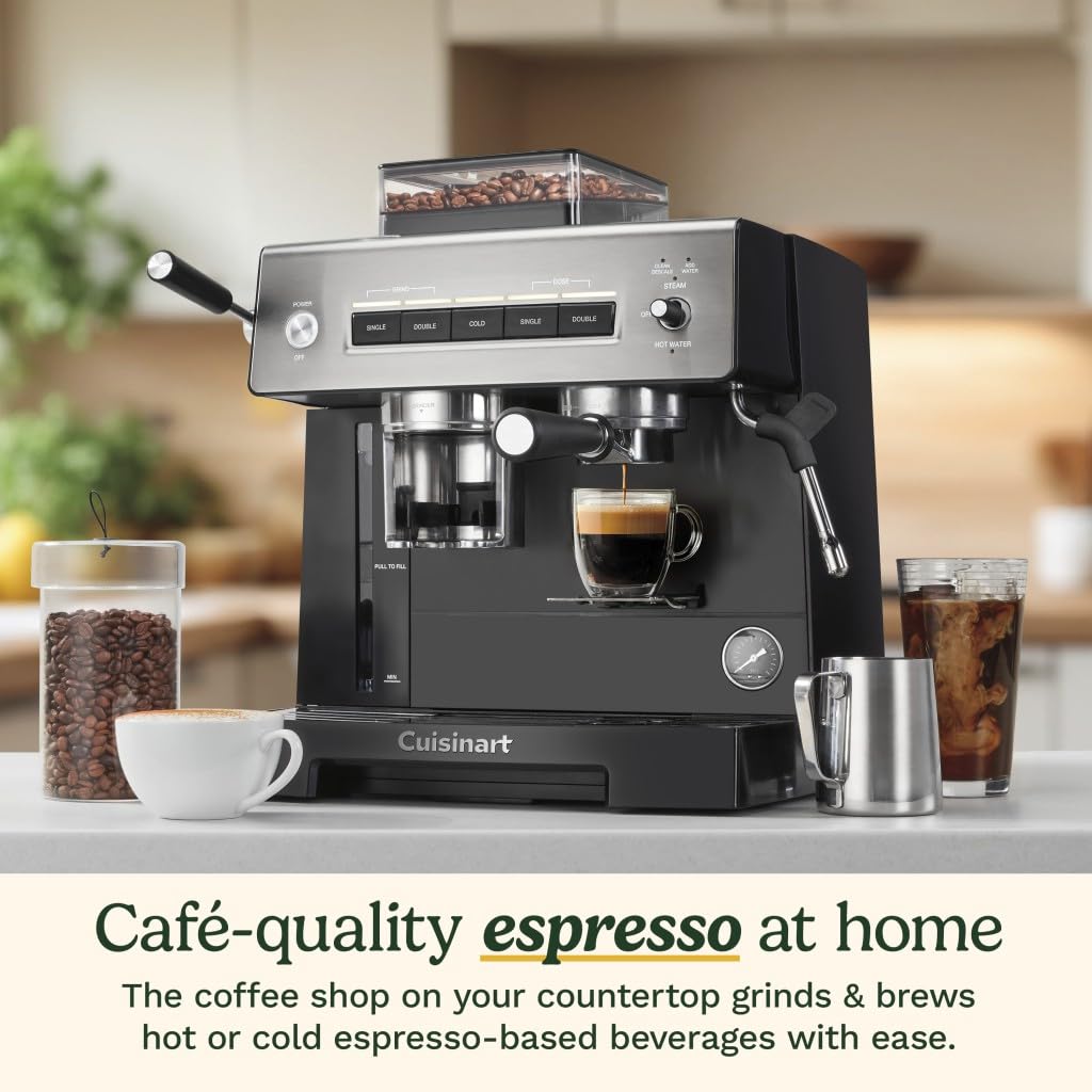 cuisinart-espresso-bar-grind-brew-espresso-machine-16-grind-settings-em-640 image 3