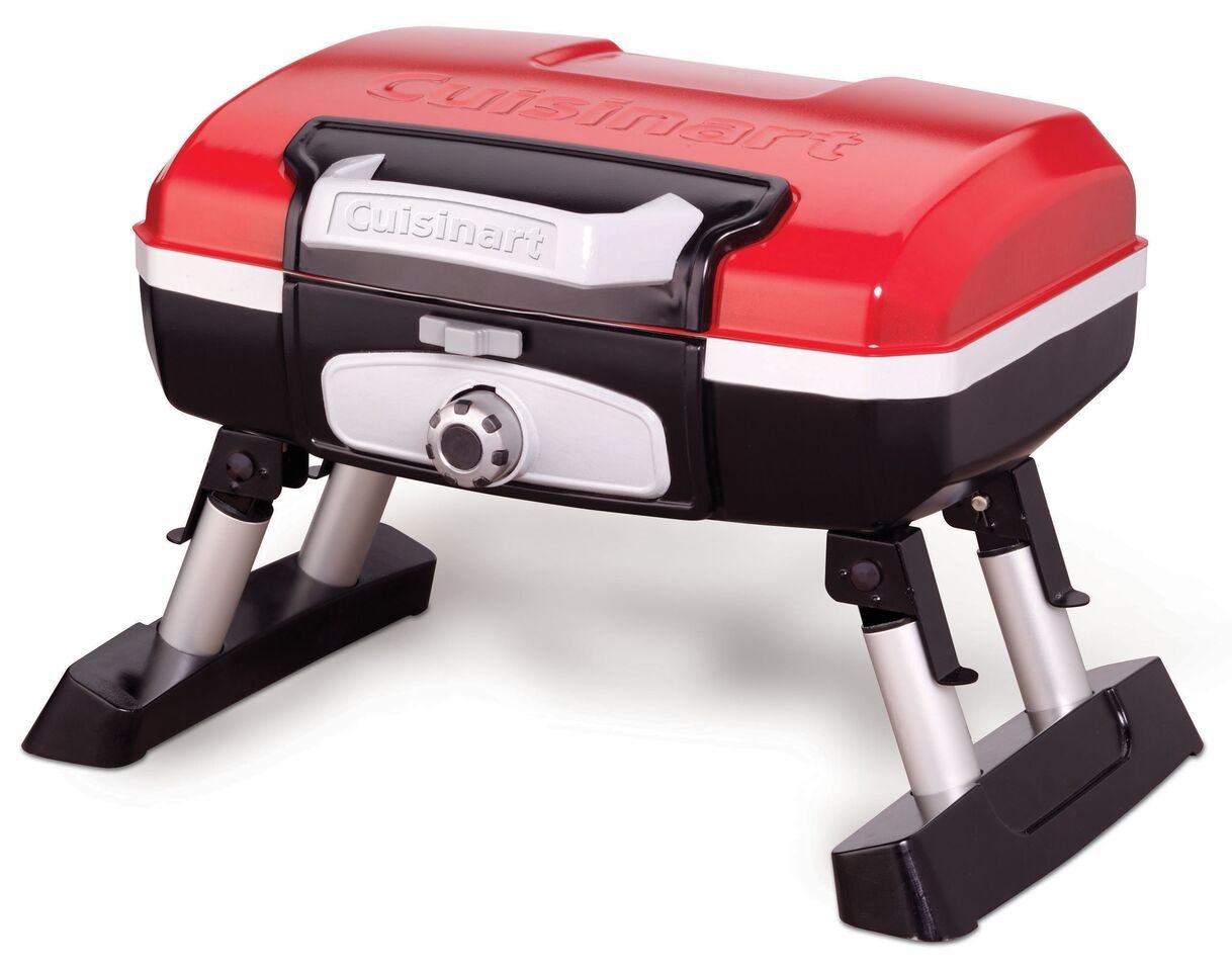 cuisinart-petite-gourmet-portable-gas-grill-compact-tabletop-bbq-with-5-500-btu- image 8