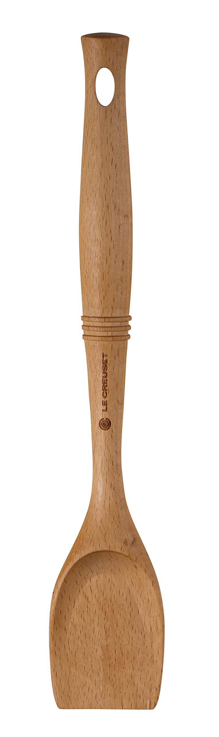 le-creuset-revolution-wood-scraping-spoon-12-5-x-2-5-beech-wood-elliptical-handl image 1