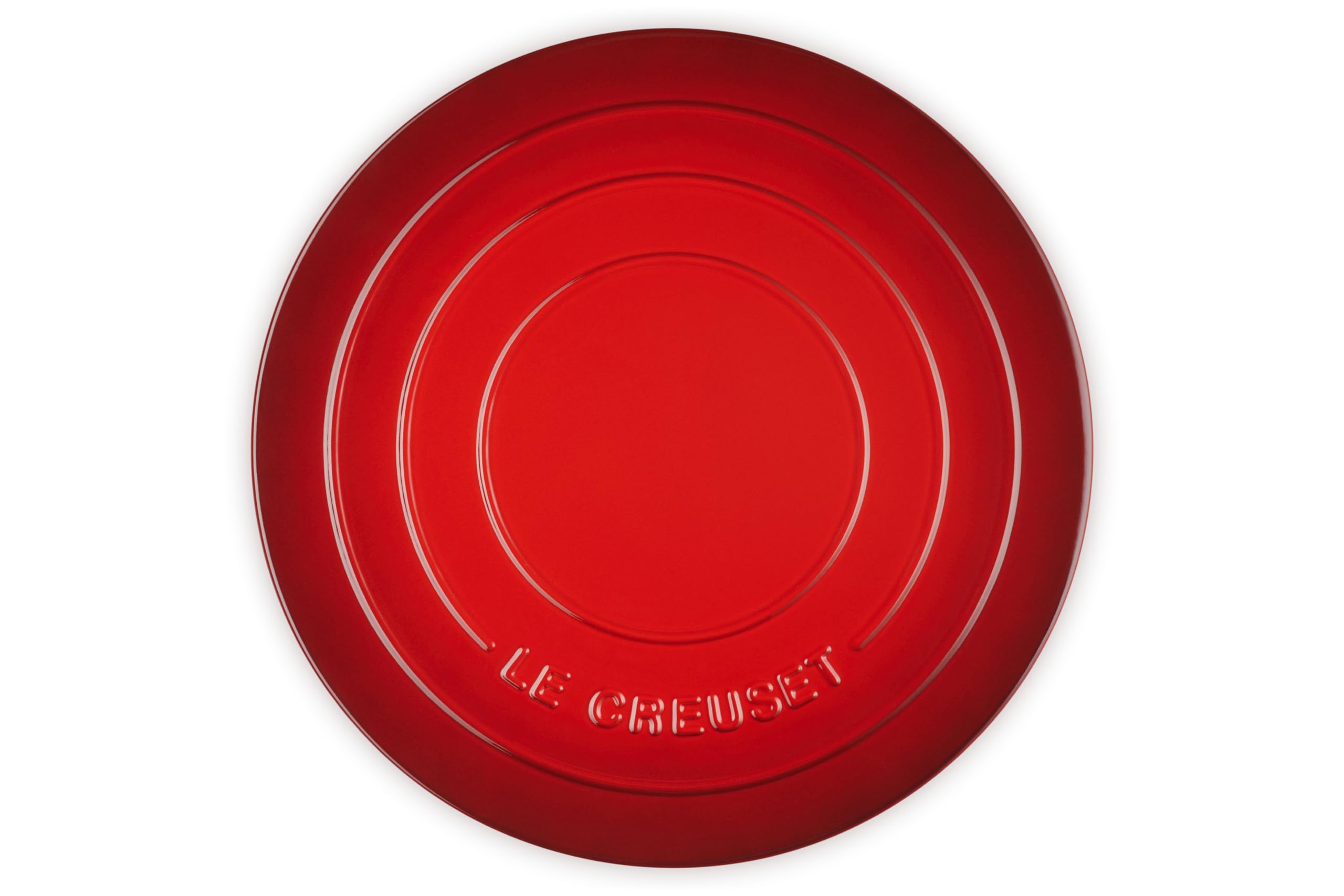 le-creuset-stoneware-round-pizza-stone-15-cerise-dual-sided-for-crispy-crusts image 2
