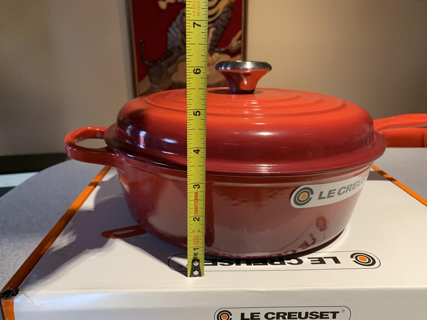 Great pan, but lid handle gets hot