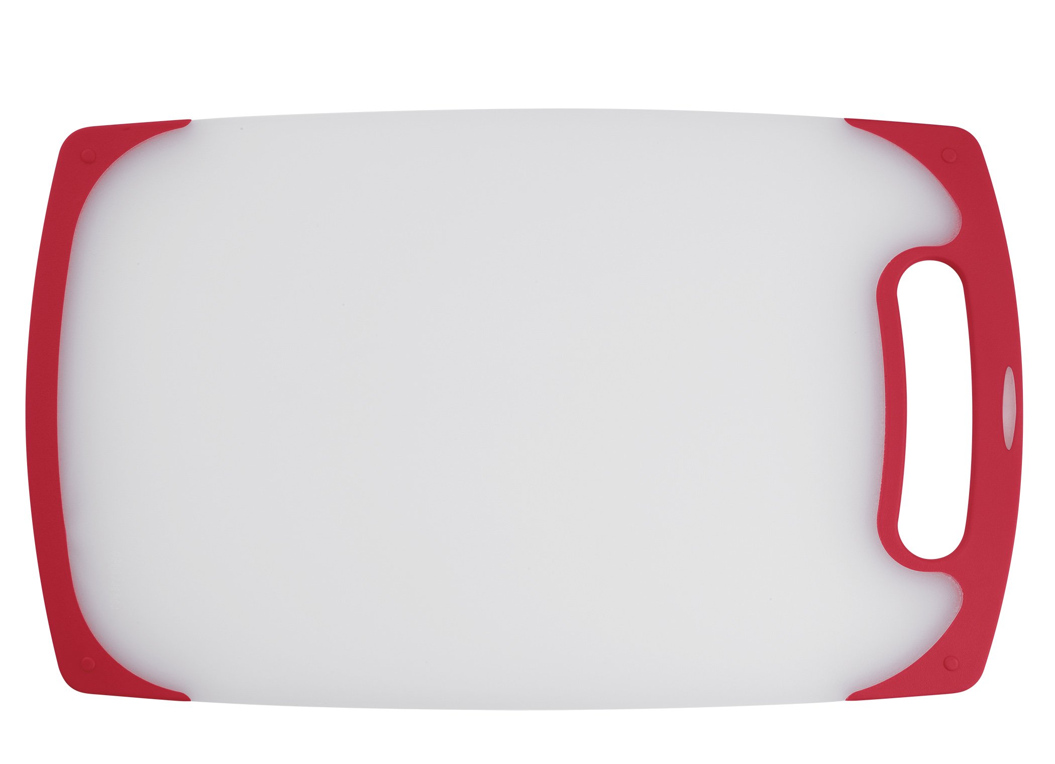 cuisinart-15-semi-transparent-cutting-board-with-red-trim-and-non-slip-grip-whit image 1