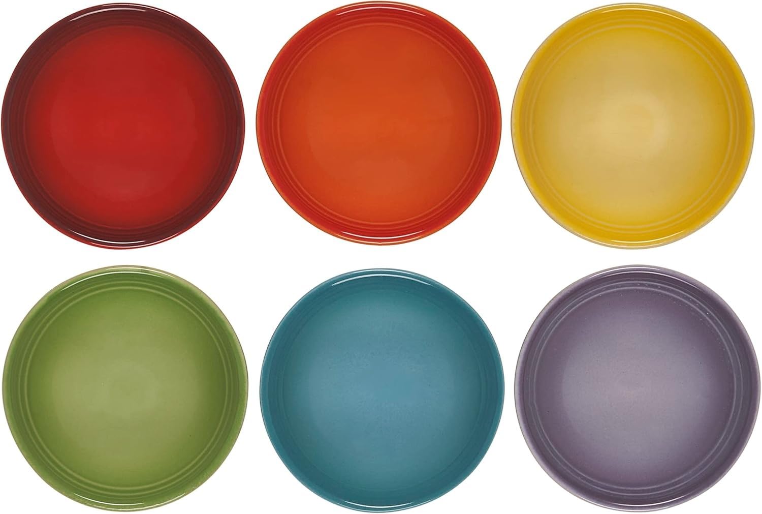 le-creuset-vancouver-2-oz-pinch-bowls-set-of-6-multi-colored-stoneware-gift-box image 7