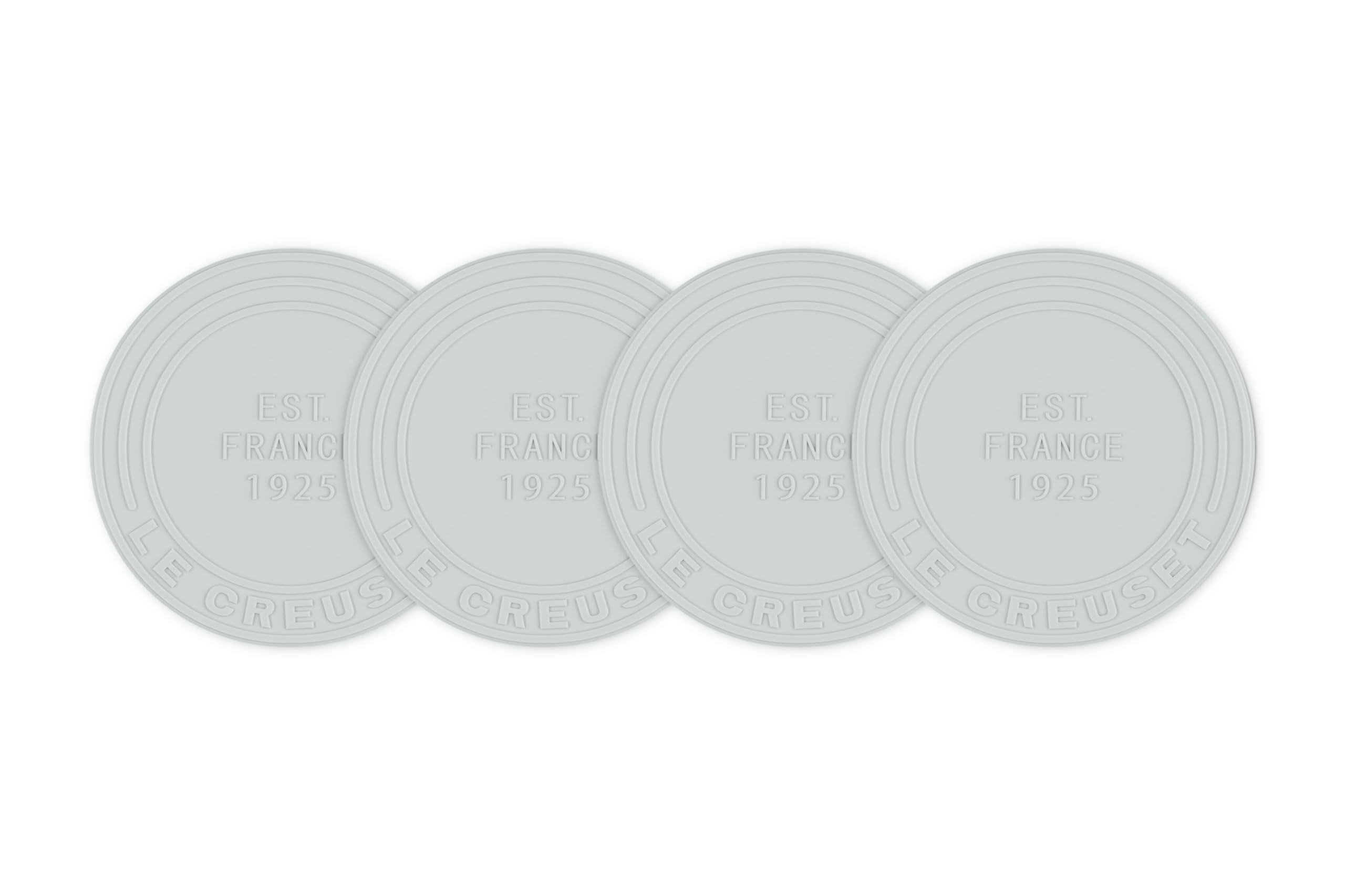 le-creuset-silicone-coasters-est-1925-set-of-4-cerise image 4