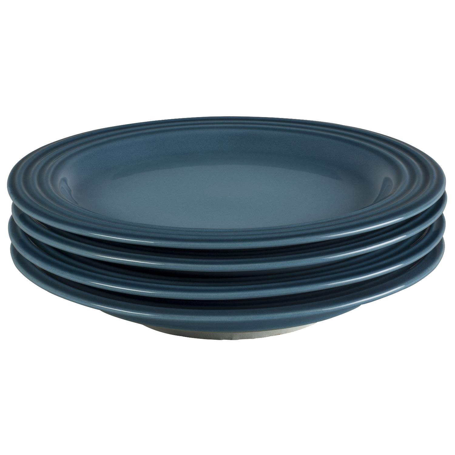 le-creuset-stoneware-salad-plates-set-of-4-8-5-inch-white image 4