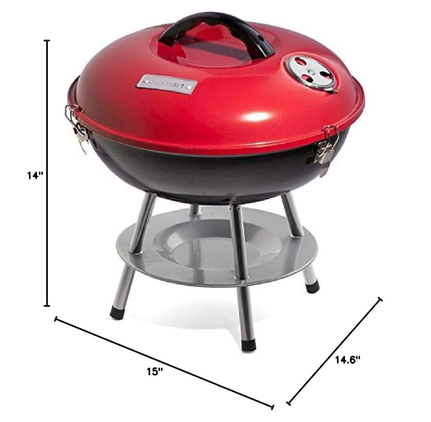 cuisinart-14-portable-charcoal-grill-tabletop-bbq-with-chrome-grate-dual-vents-l image 8