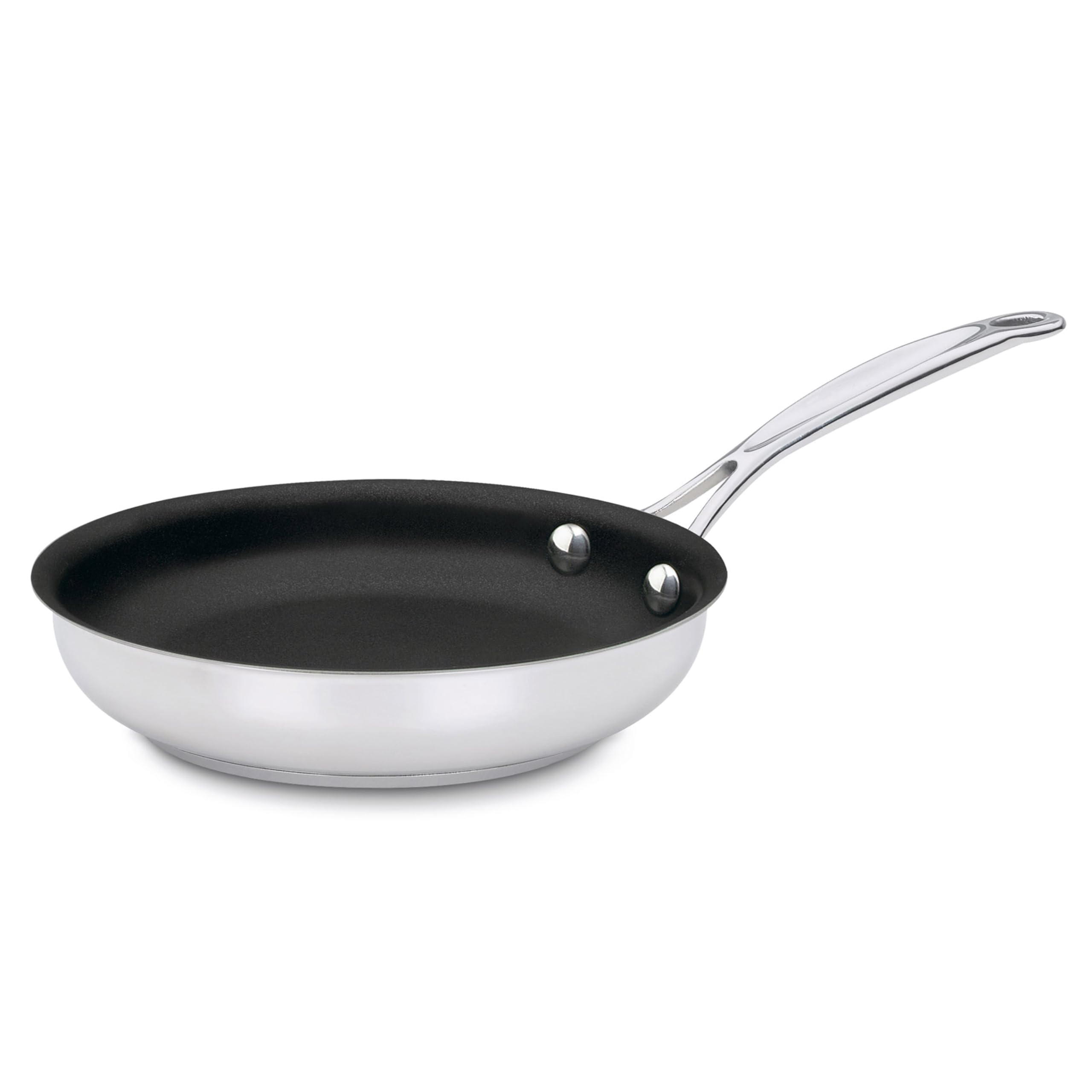 cuisinart-chef-s-classic-7-stainless-steel-nonstick-skillet-with-purelyceramic-c image 1