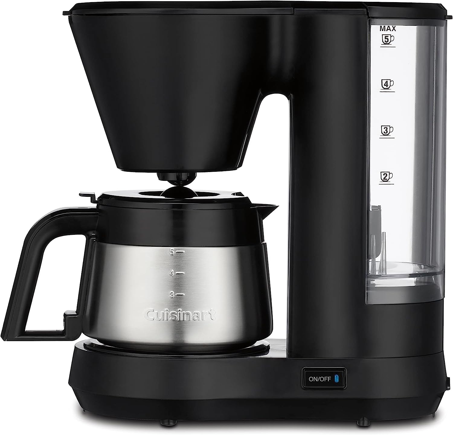 cuisinart-5-cup-coffee-maker-with-stainless-steel-carafe-dcc-5570nas-compact-des image 2