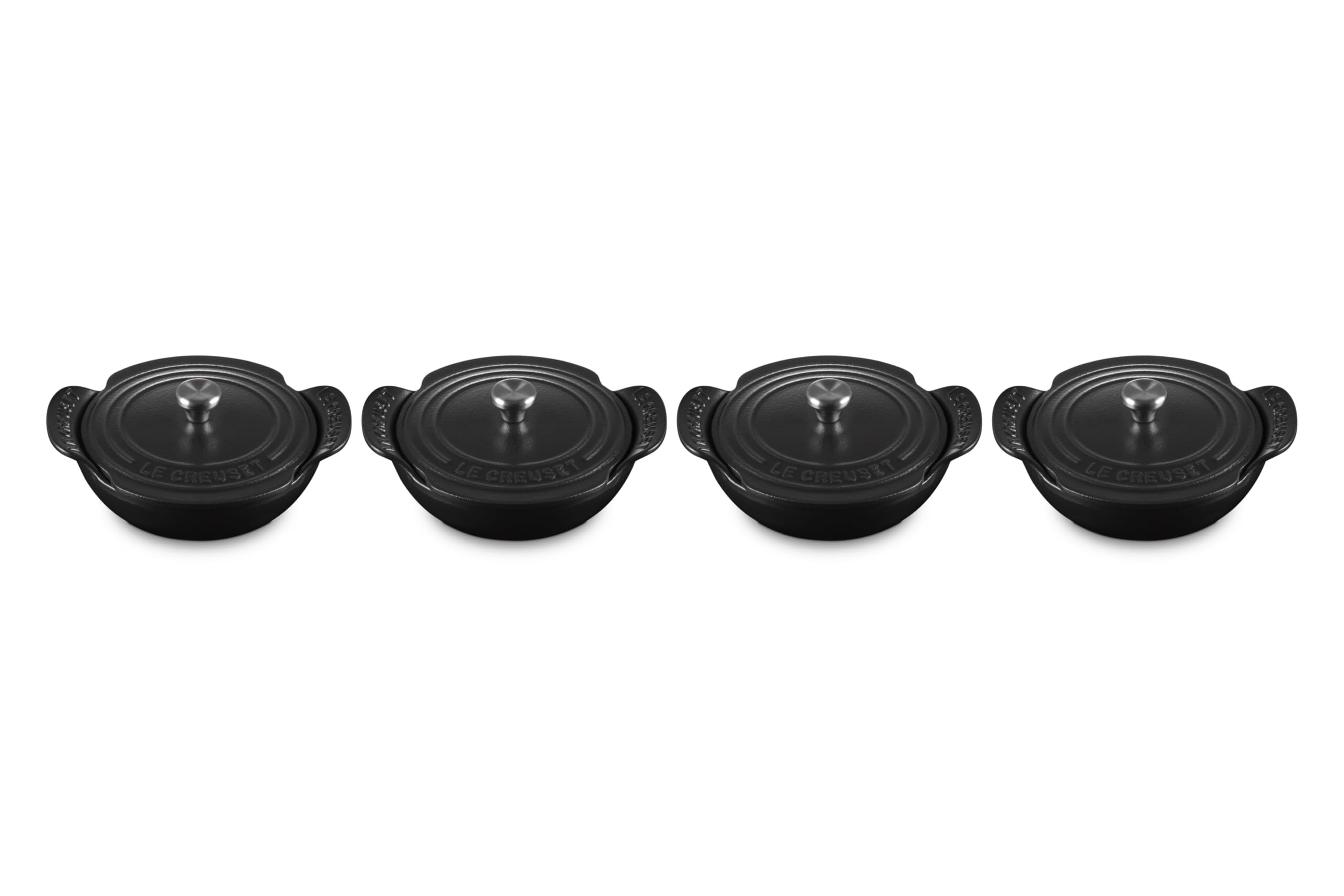 le-creuset-enameled-cast-iron-gourmand-collection-4-piece-mini-round-braiser-set image 1