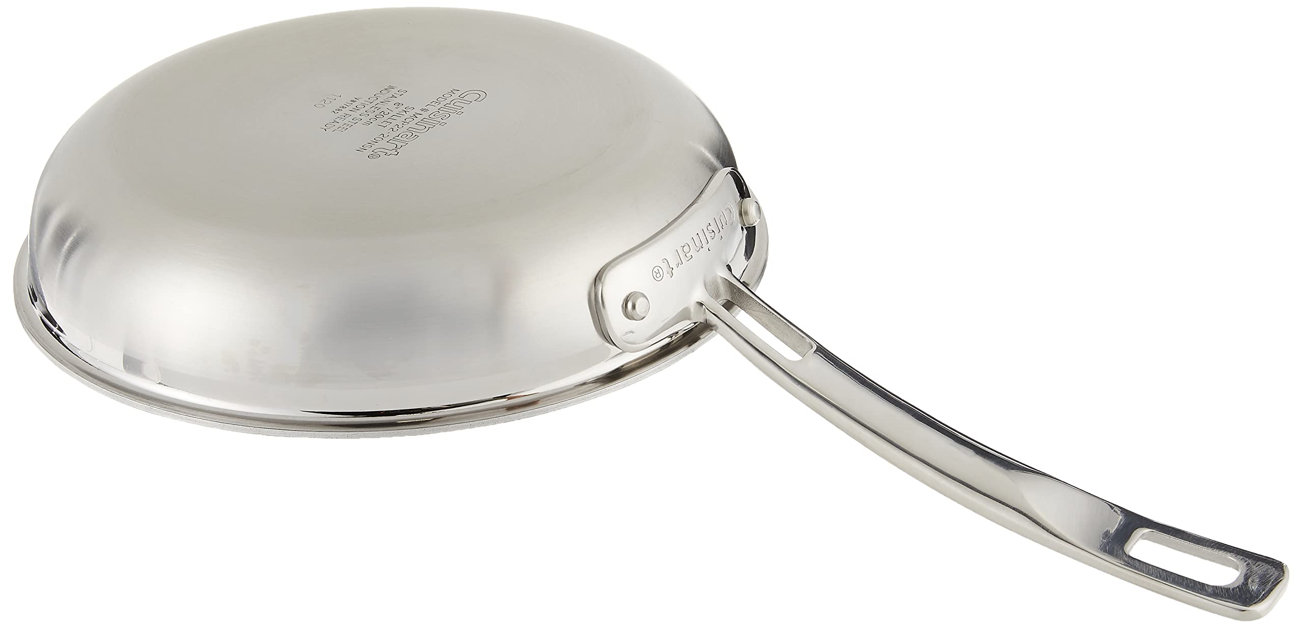 cuisinart-multiclad-pro-8-open-skillet-nonstick-stainless-steel-mcps22c-20nsn image 4