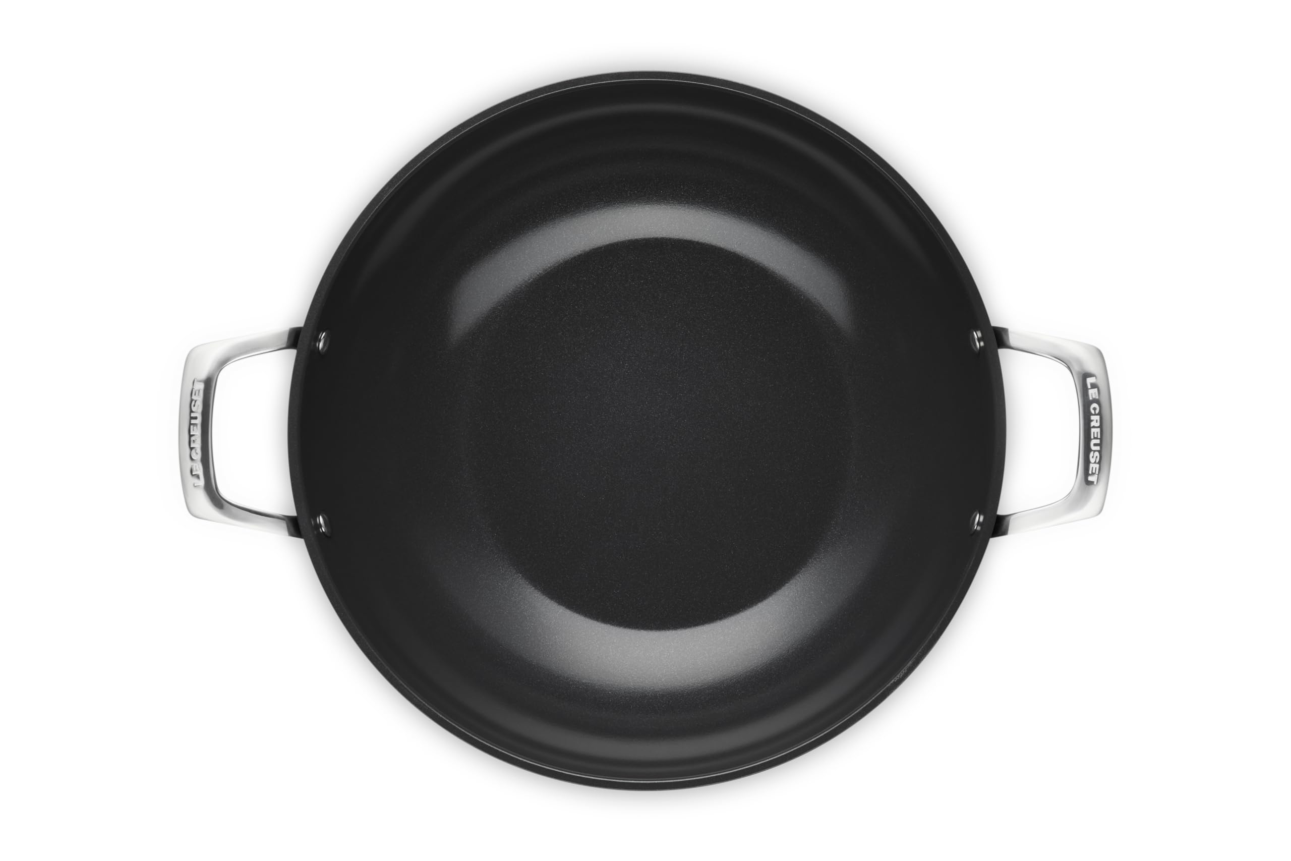 le-creuset-essential-non-stick-ceramic-wok-6-1-3-qt-pfas-free-forged-aluminum image 4