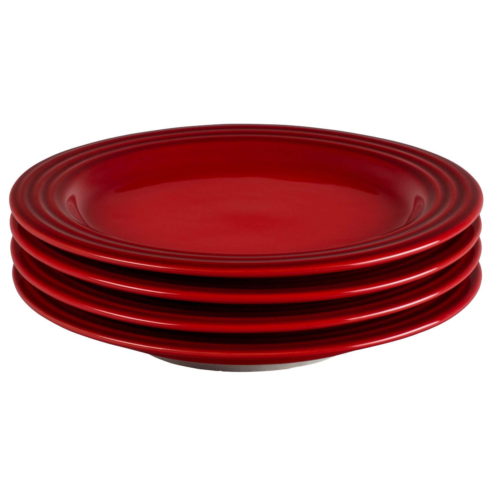 le-creuset-stoneware-salad-plates-set-of-4-8-5-inch-white image 3