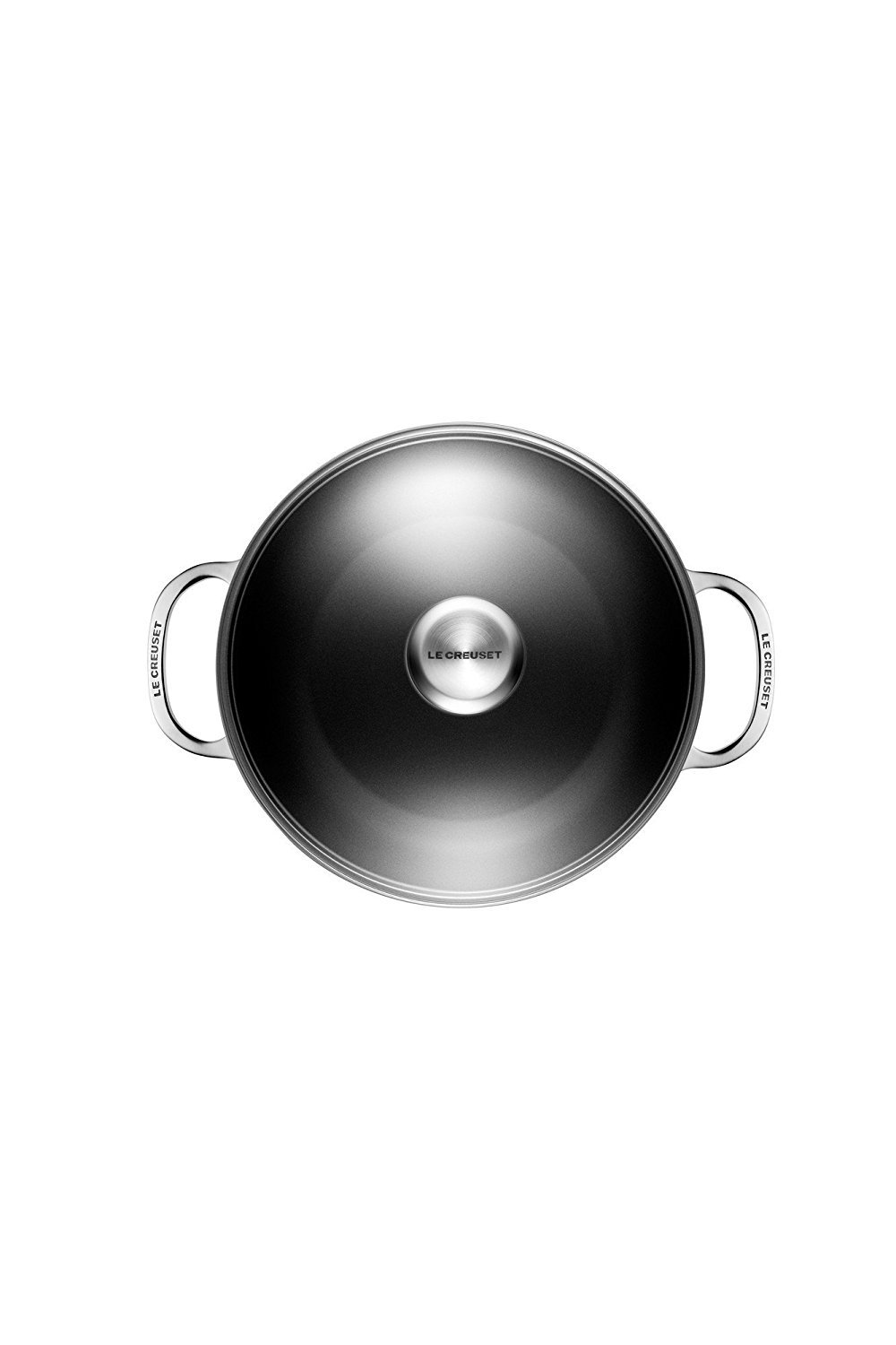 le-creuset-toughened-nonstick-shallow-casserole-braiser-2-5-qt-hard-anodized-alu image 2
