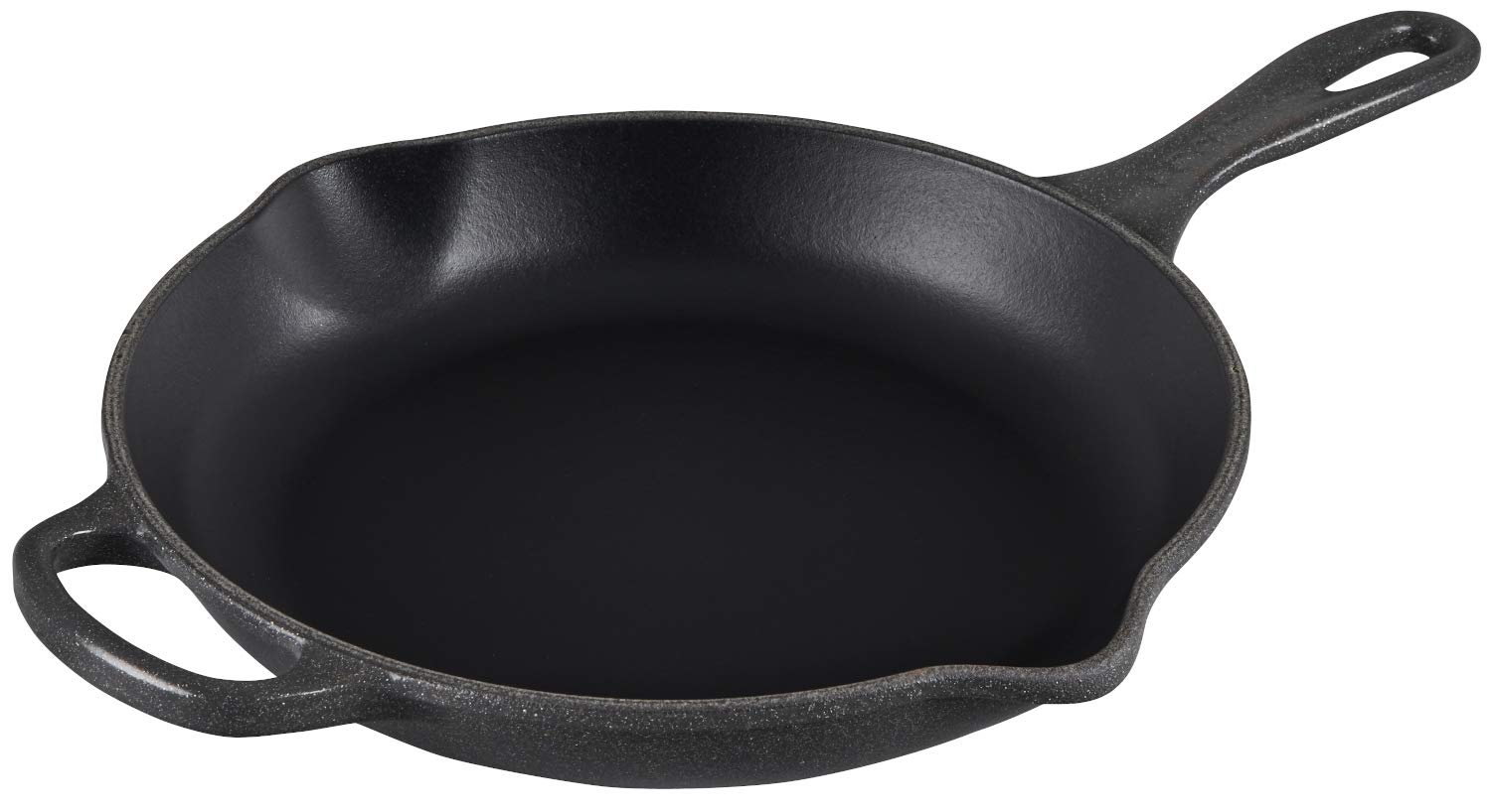 le-creuset-enameled-cast-iron-signature-iron-handle-skillet-10-25-1-3-4-qt-stone image 1
