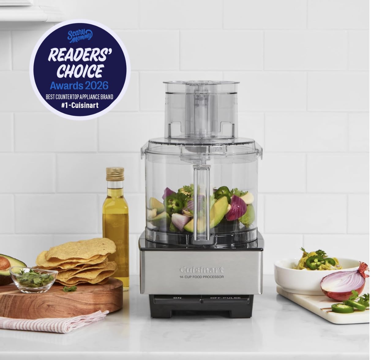 cuisinart-dfp-14bcny-14-cup-food-processor-720-watt-stainless-steel image 2