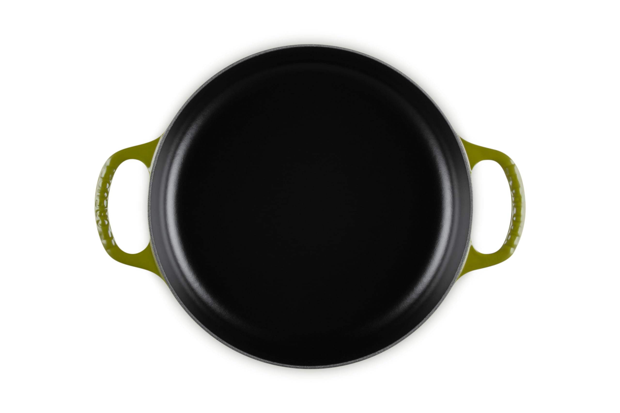 le-creuset-enameled-cast-iron-signature-everyday-pan-11-olive image 2