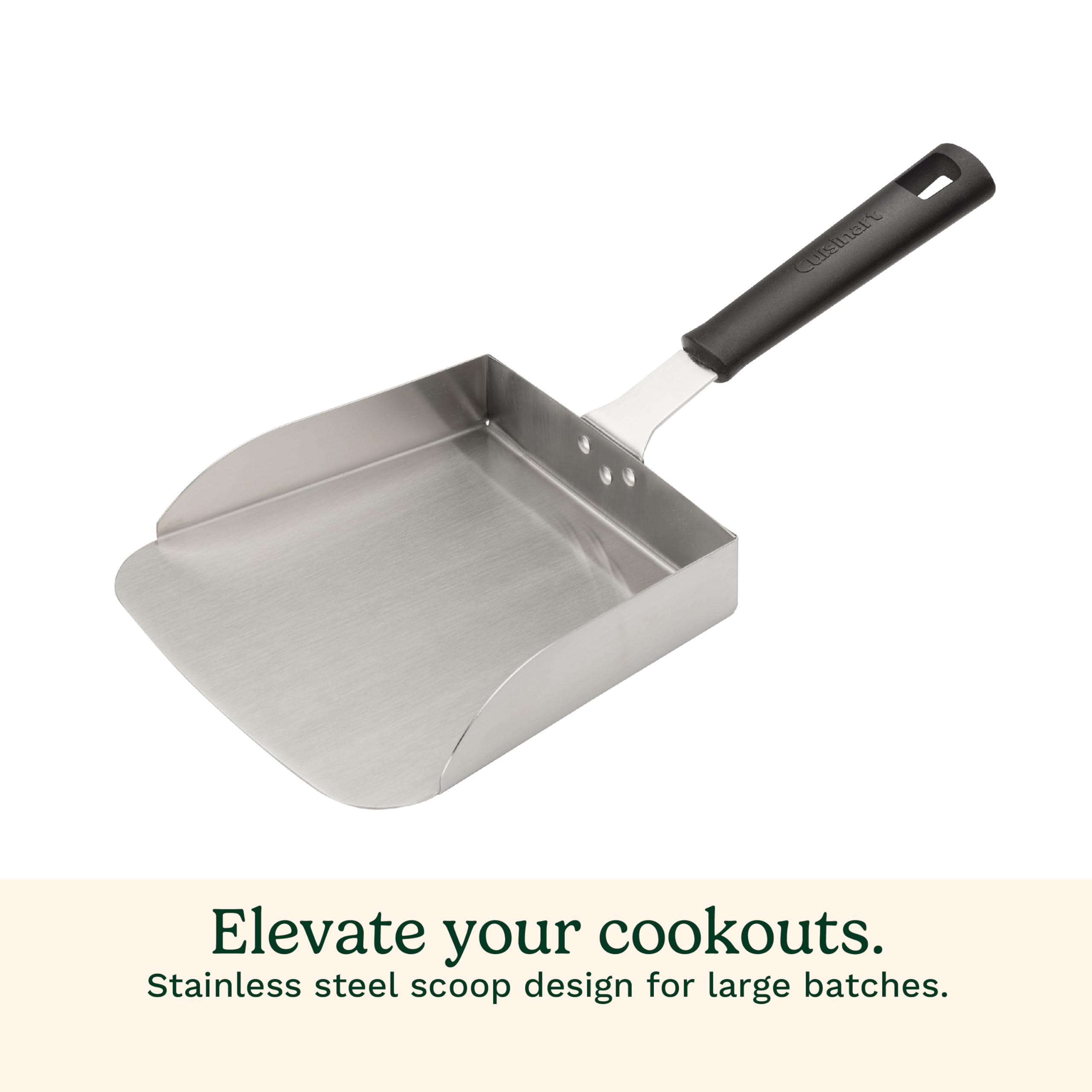 cuisinart-griddle-food-mover-extra-large-stainless-steel-spatula-scoop-5-cup-cap image 3