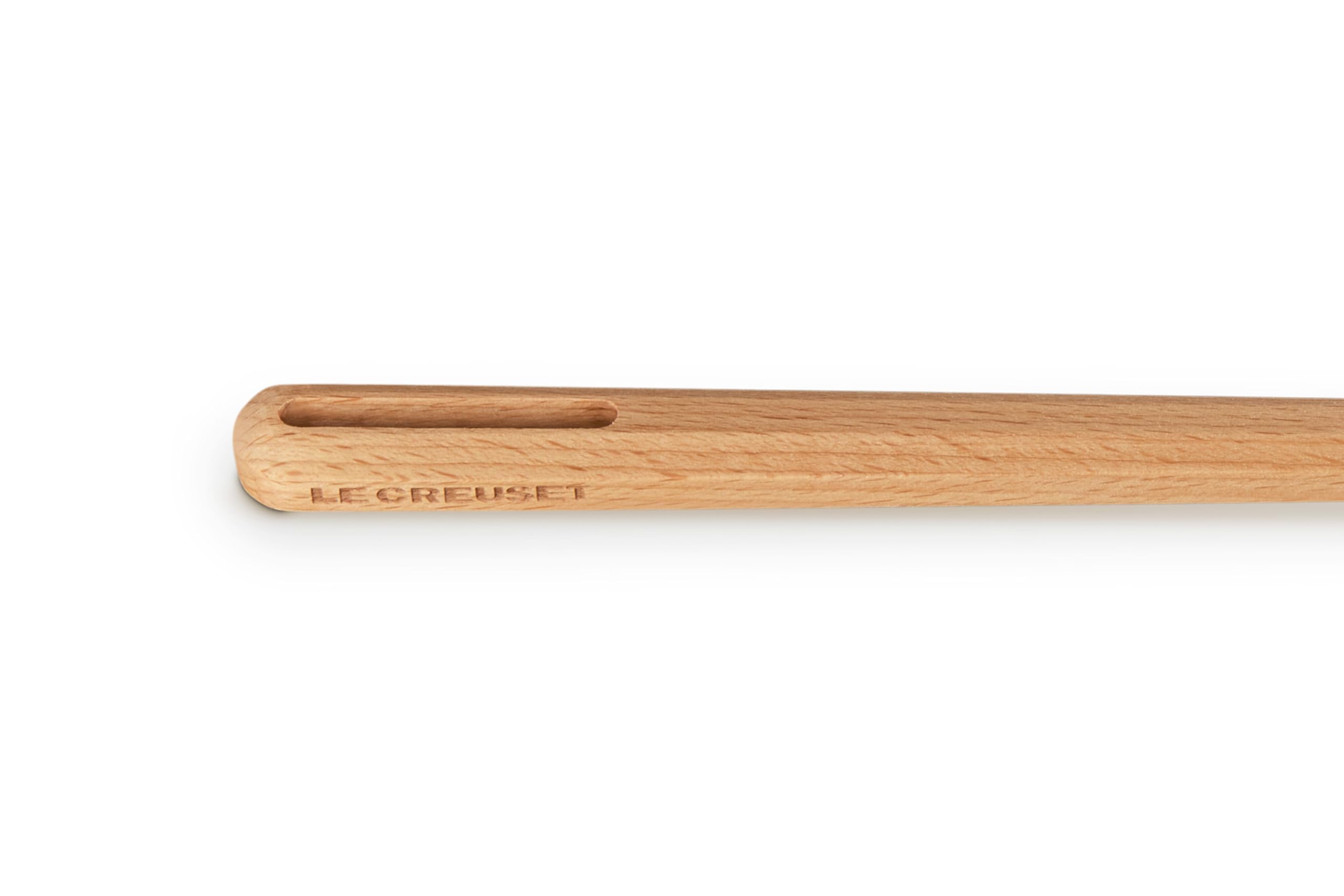 le-creuset-silicone-signature-spatula-spoon-peche-heat-resistant-beechwood-handl image 4