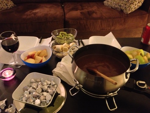 Good fondue pot, but not nonstick?