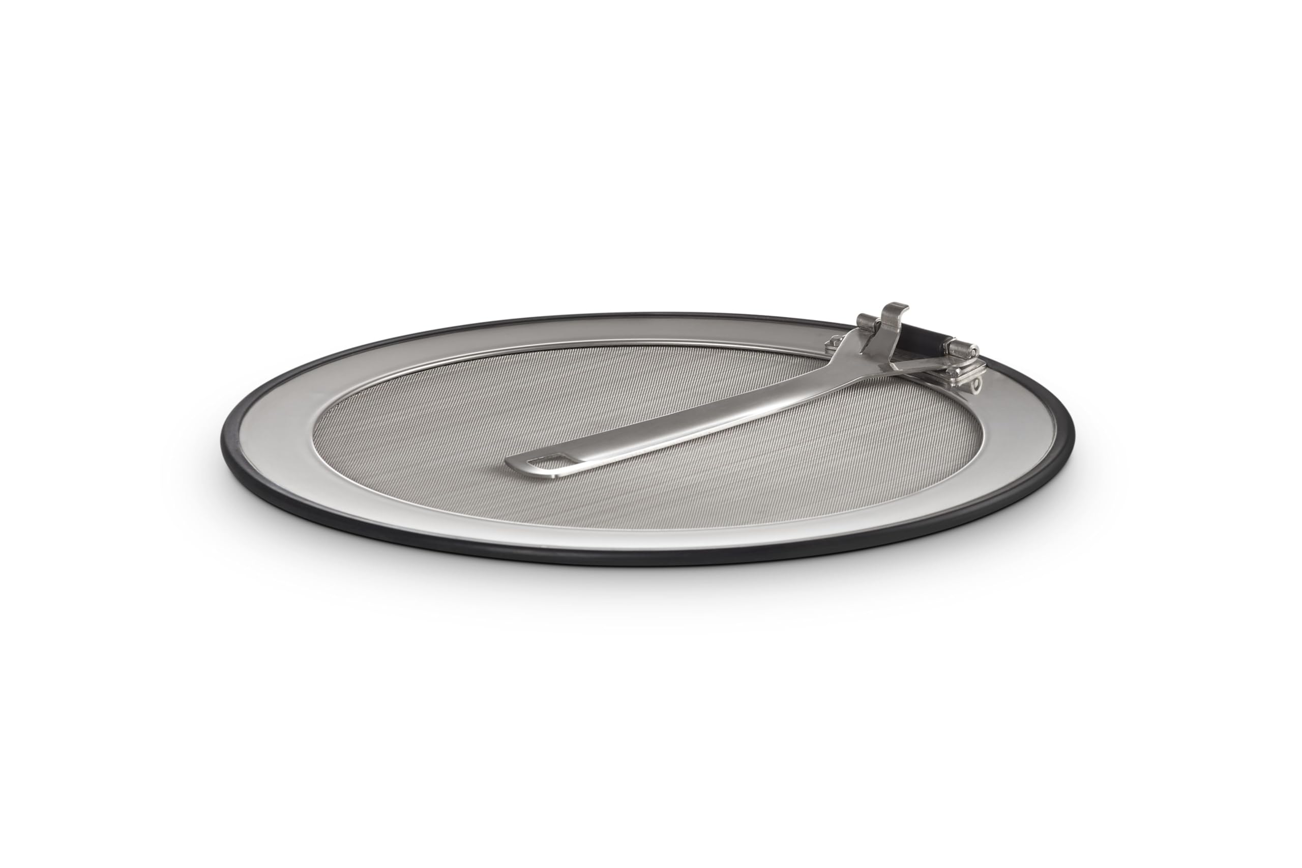 le-creuset-stainless-steel-splatter-guard-12-25-inch-universal-fit-foldable-hand image 2