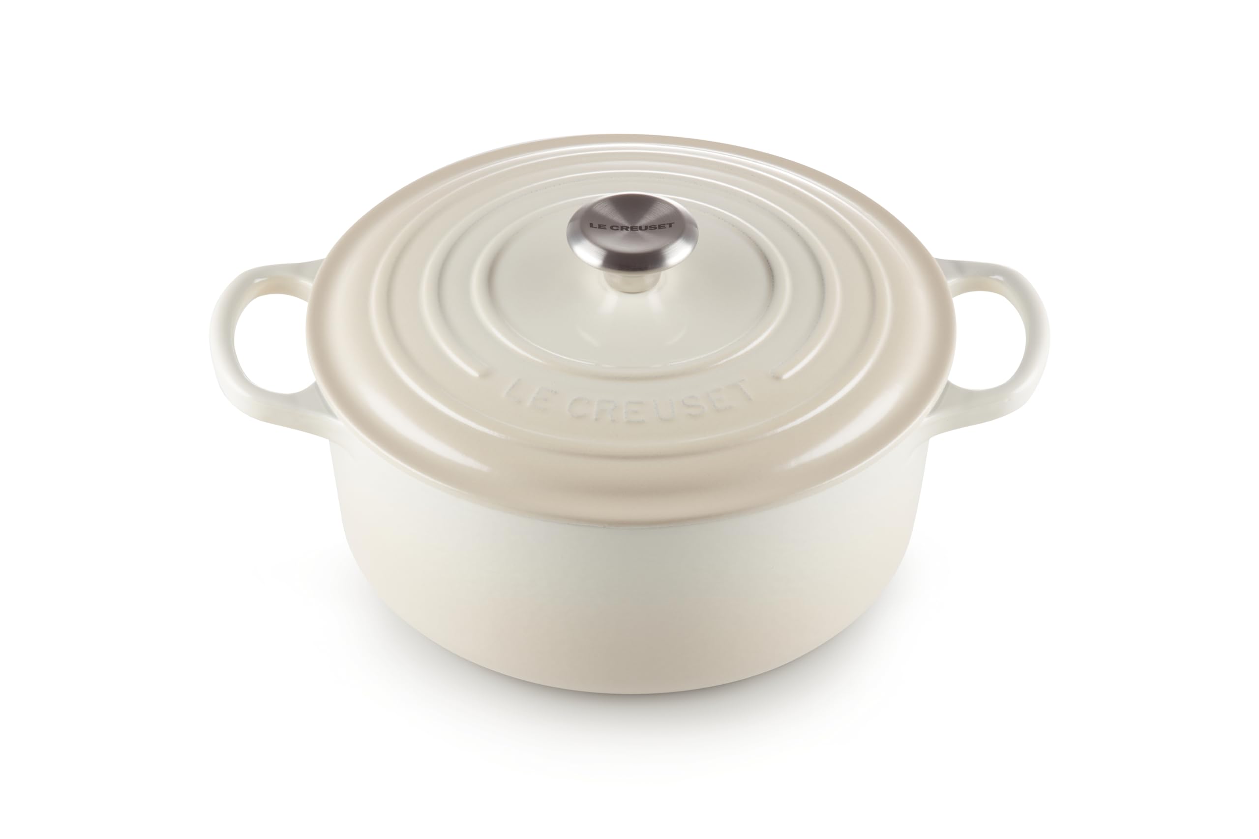 le-creuset-enameled-cast-iron-signature-round-dutch-oven-5-5-qt-meringue image 1