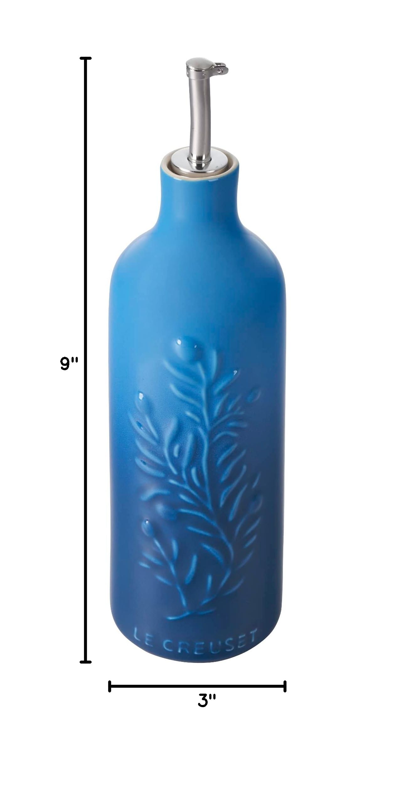 le-creuset-olive-branch-collection-stoneware-embossed-rectangular-casserole-mars image 3