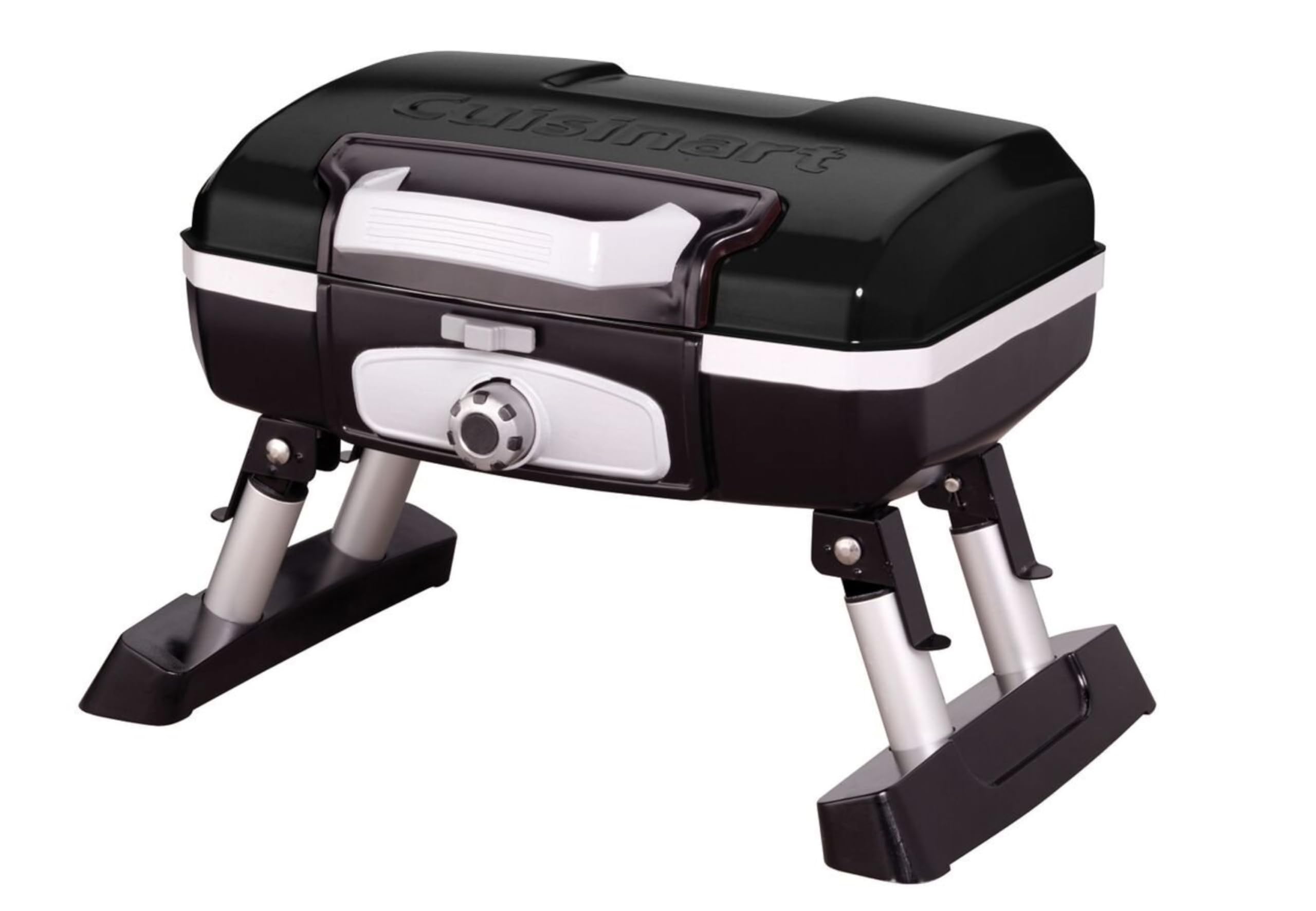cuisinart-petite-gourmet-portable-gas-grill-compact-tabletop-bbq-with-5-500-btu- image 1