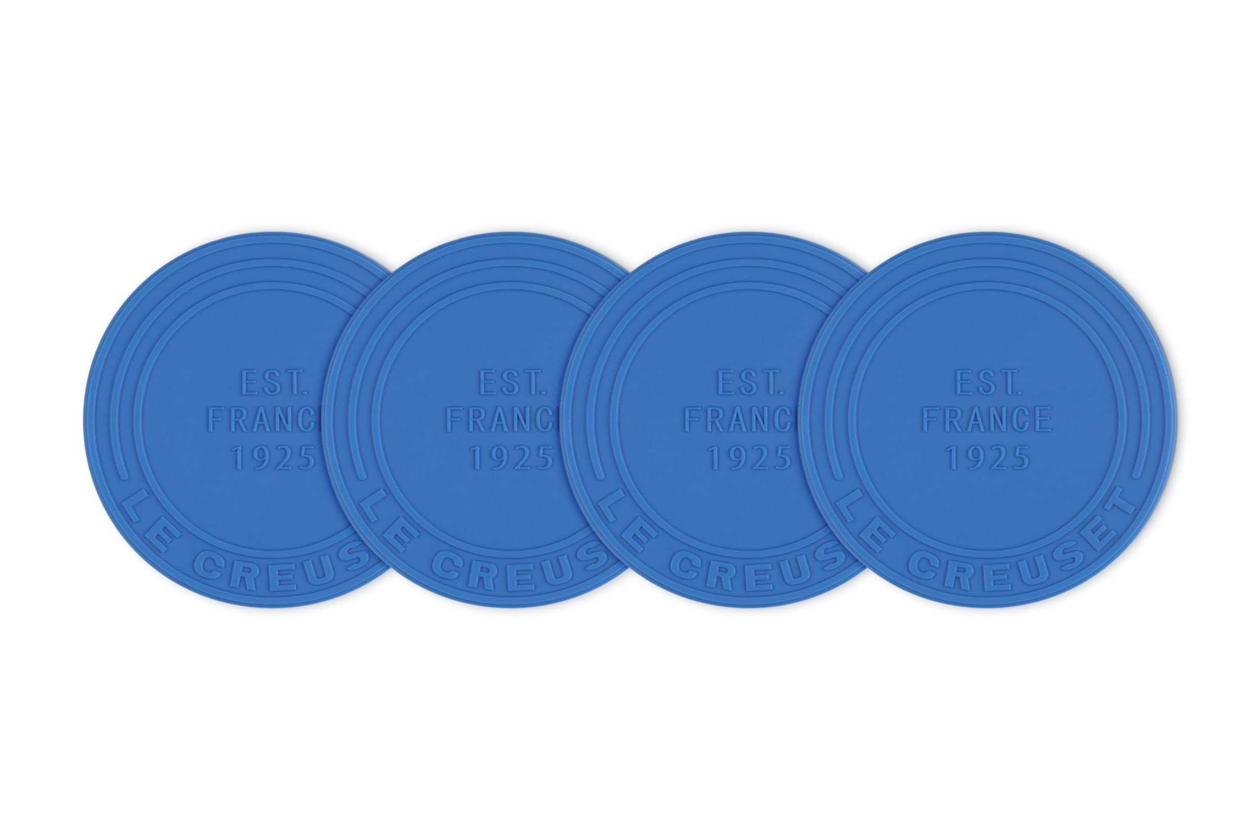 le-creuset-silicone-coasters-est-1925-set-of-4-cerise image 8