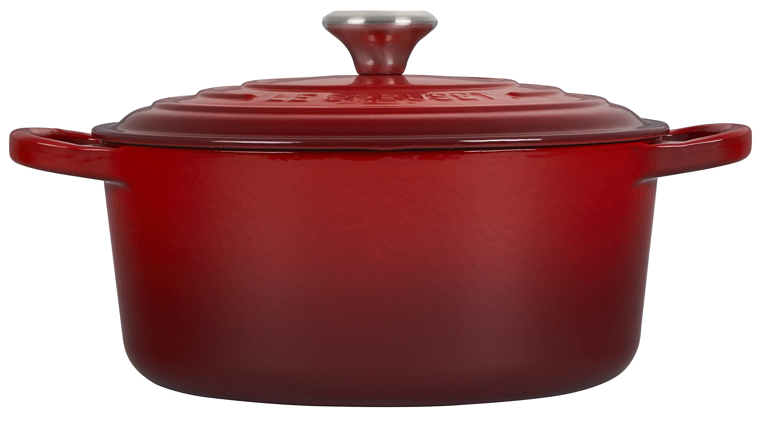 le-creuset-enameled-cast-iron-signature-round-dutch-oven-3-5-qt-cerise image 2