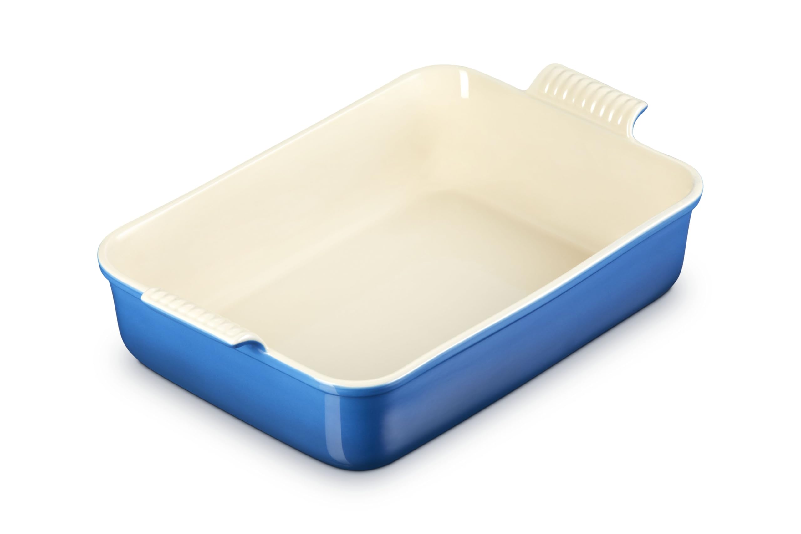 le-creuset-stoneware-heritage-deep-rectangular-lasagna-dish-6-75-qt-marseille image 1
