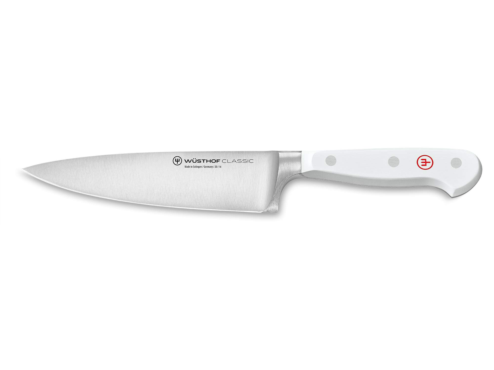 w-sthof-classic-white-6-chef-s-knife-forged-german-steel-white-handle image 1