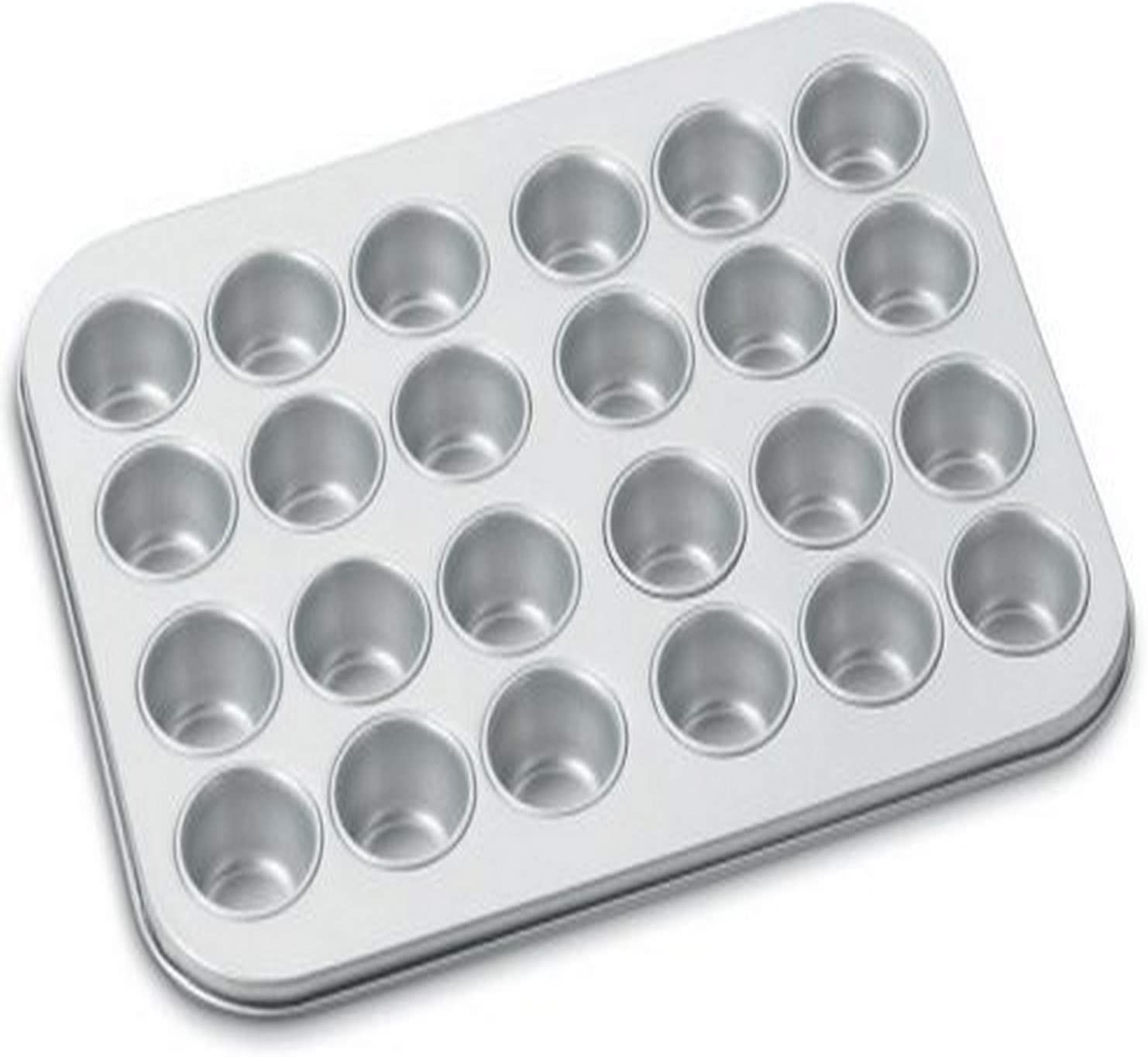 cuisinart-chef-s-classic-nonstick-bakeware-24-cup-mini-muffin-pan-amb-24mmp-silv image 1