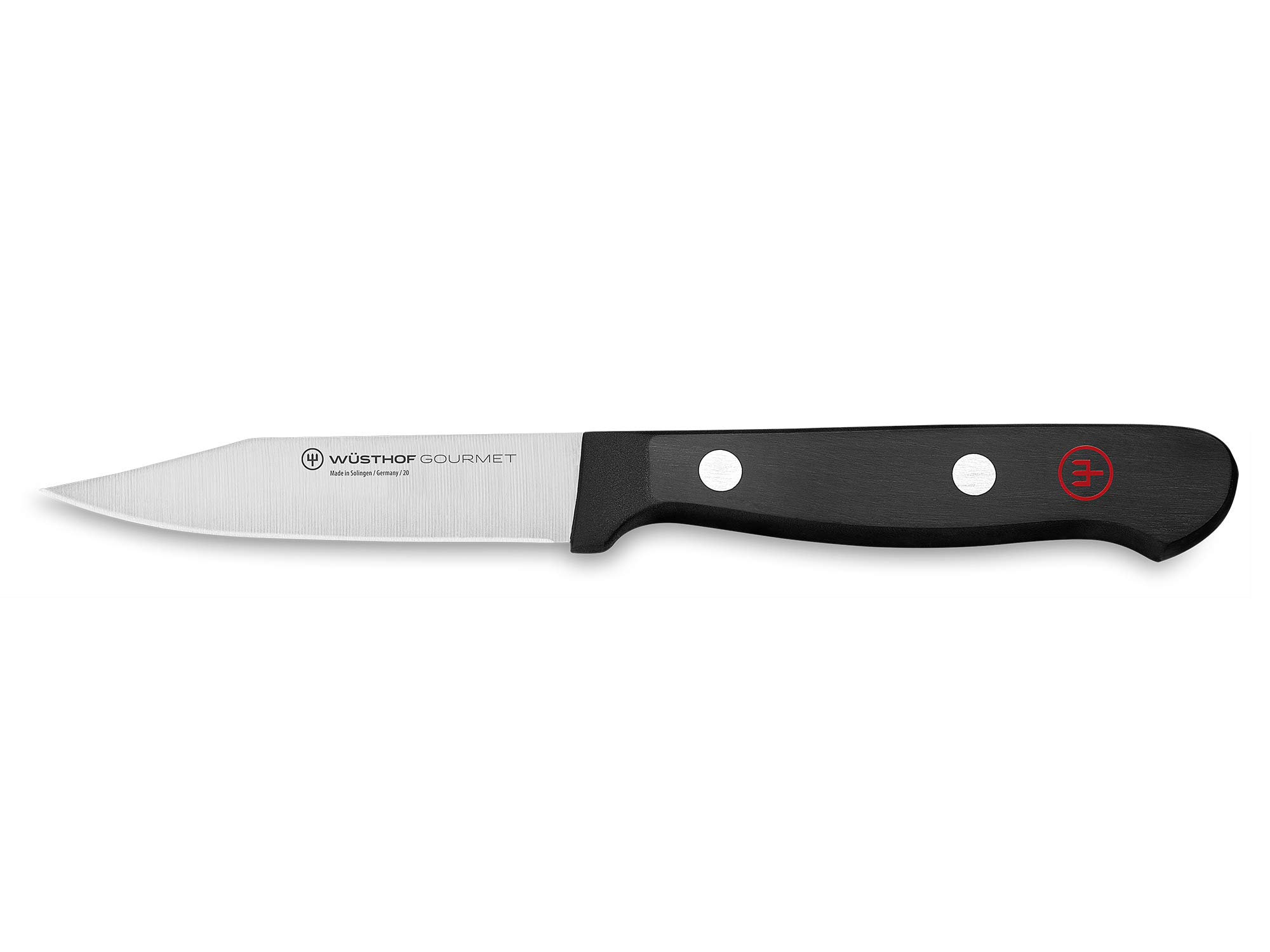 w-sthof-gourmet-3-paring-knife-clip-point-high-carbon-stainless-steel-black image 1