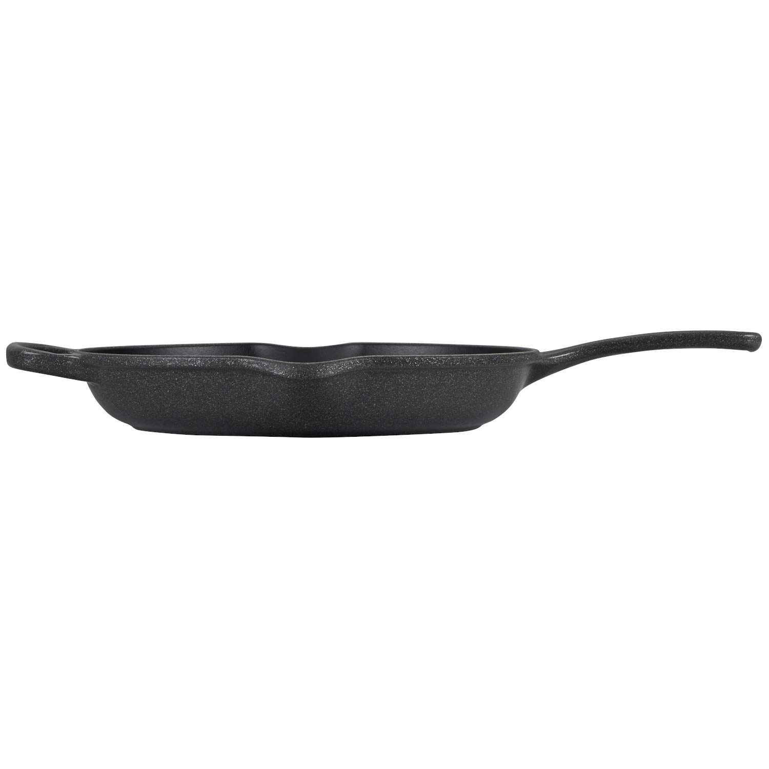 le-creuset-enameled-cast-iron-signature-iron-handle-skillet-10-25-1-3-4-qt-stone image 2