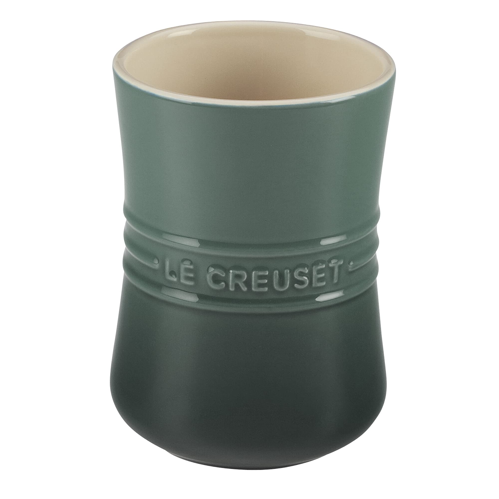 le-creuset-stoneware-utensil-crock-1qt-artichaut image 1