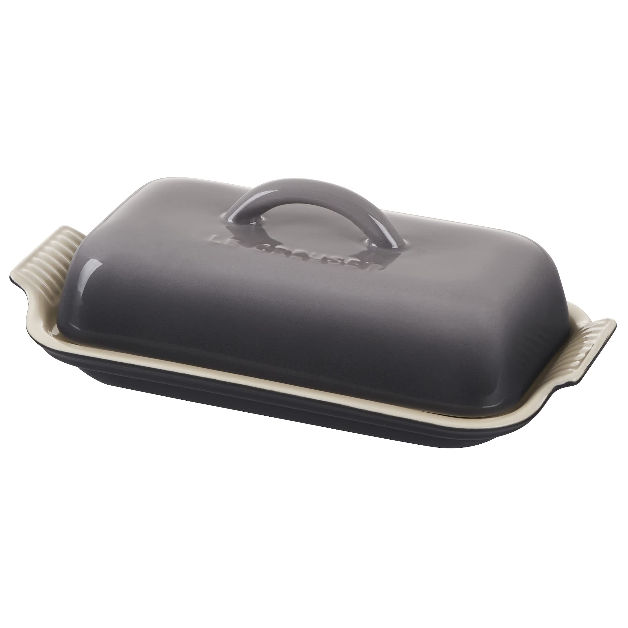 le-creuset-stoneware-heritage-butter-dish-white image 7