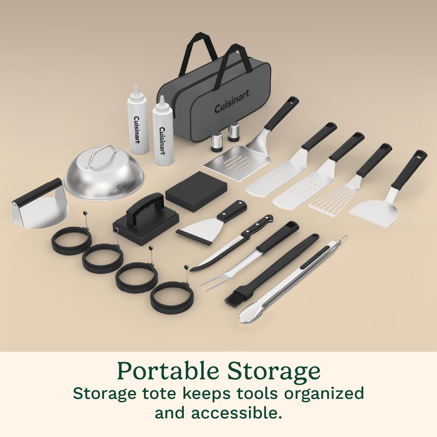 cuisinart-24-piece-griddle-tool-set-with-storage-tote-stainless-steel image 5