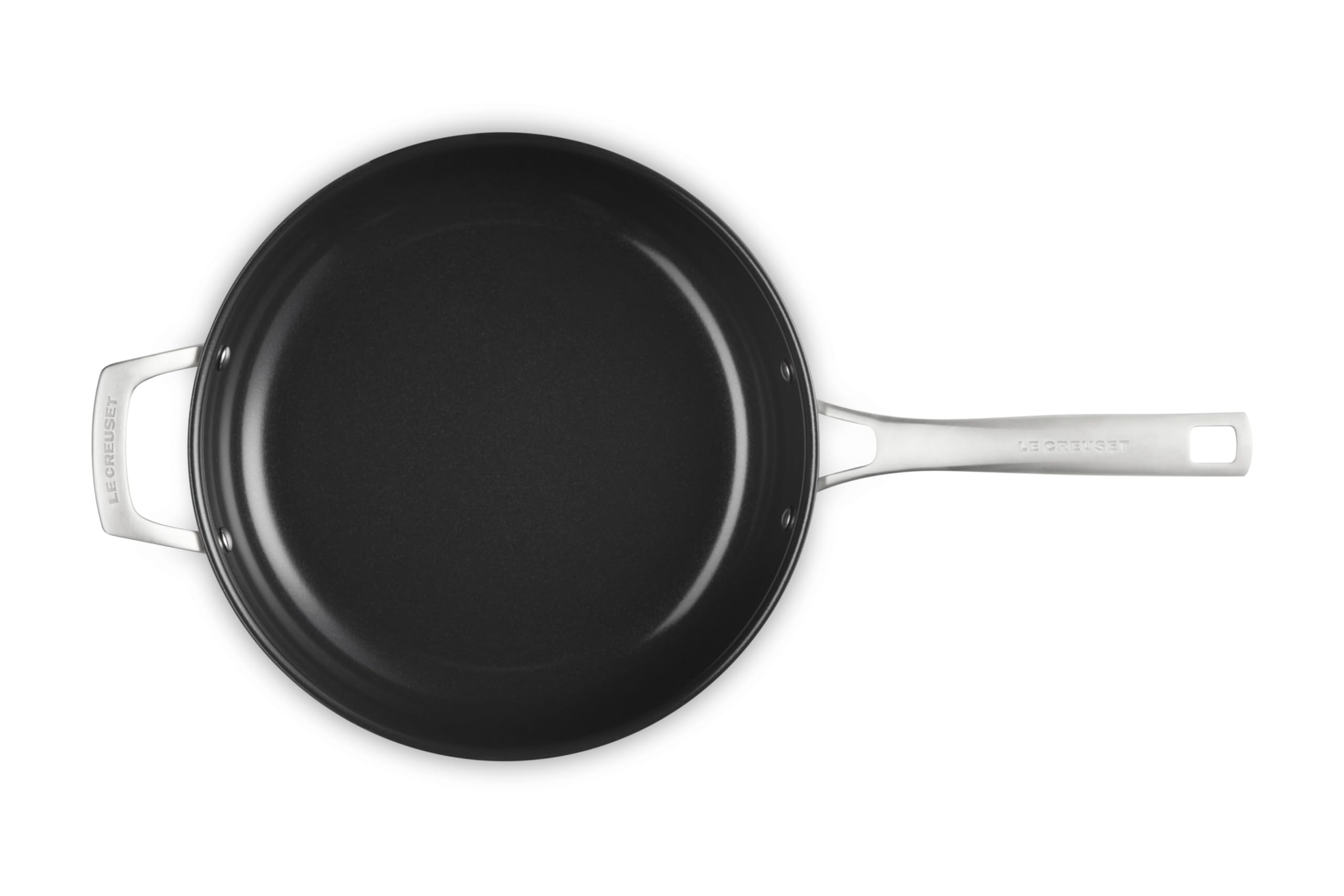 le-creuset-essential-stainless-steel-non-stick-shallow-round-frying-pan-11-with- image 3