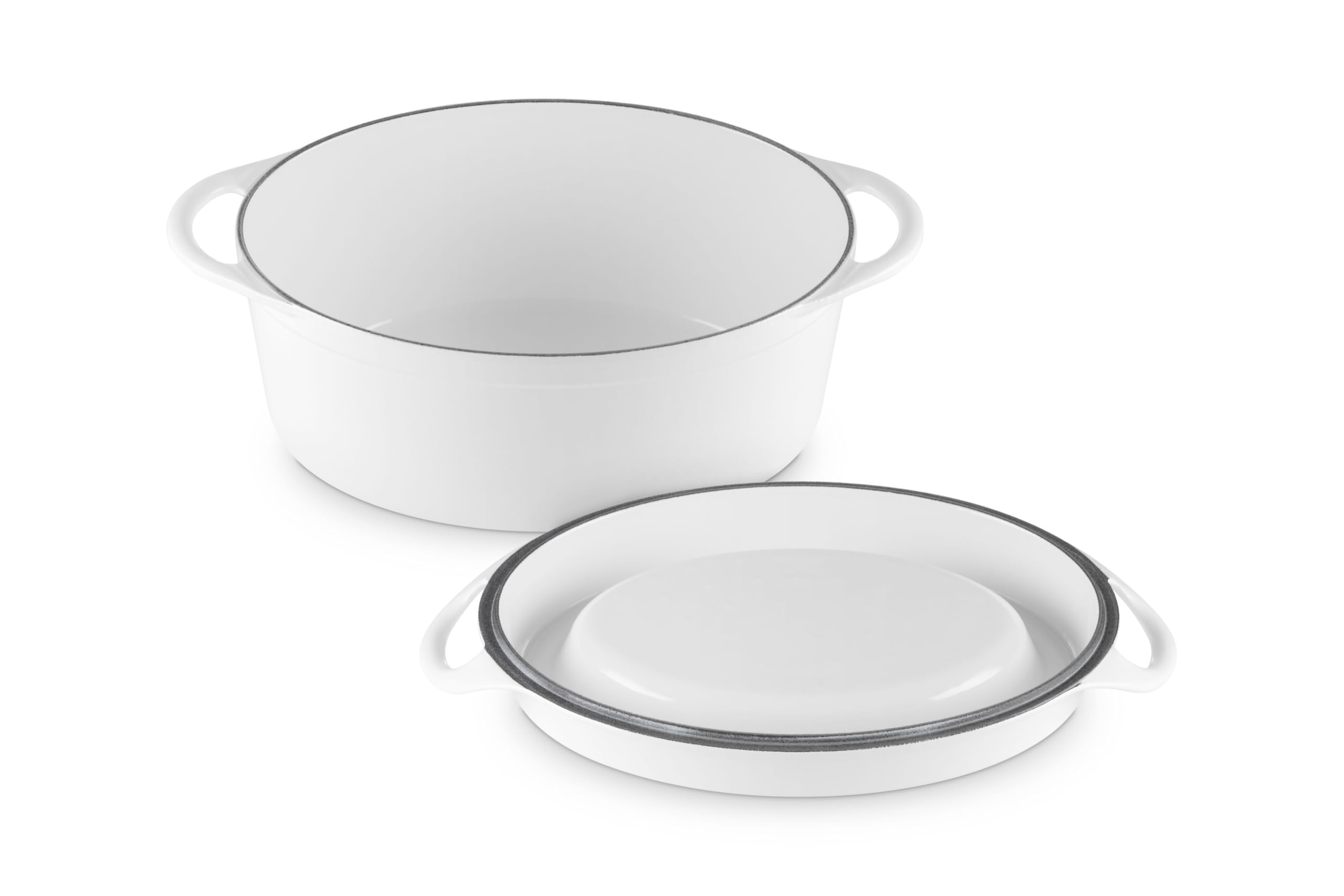 le-creuset-enameled-cast-iron-traditional-oval-doufeu-7-25-qt-white image 2