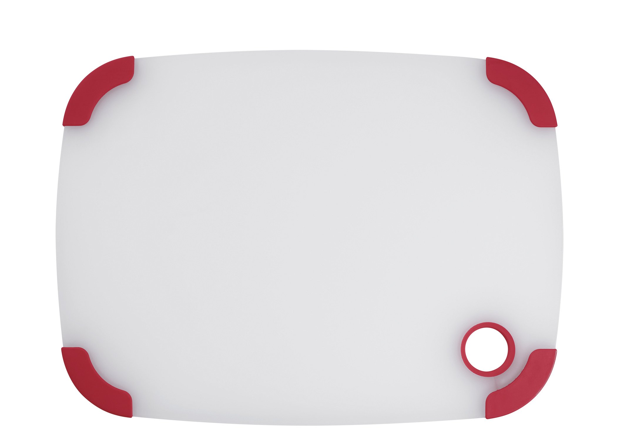 cuisinart-14-inch-semi-transparent-cutting-board-with-red-trim-sturdy-poly-board image 1