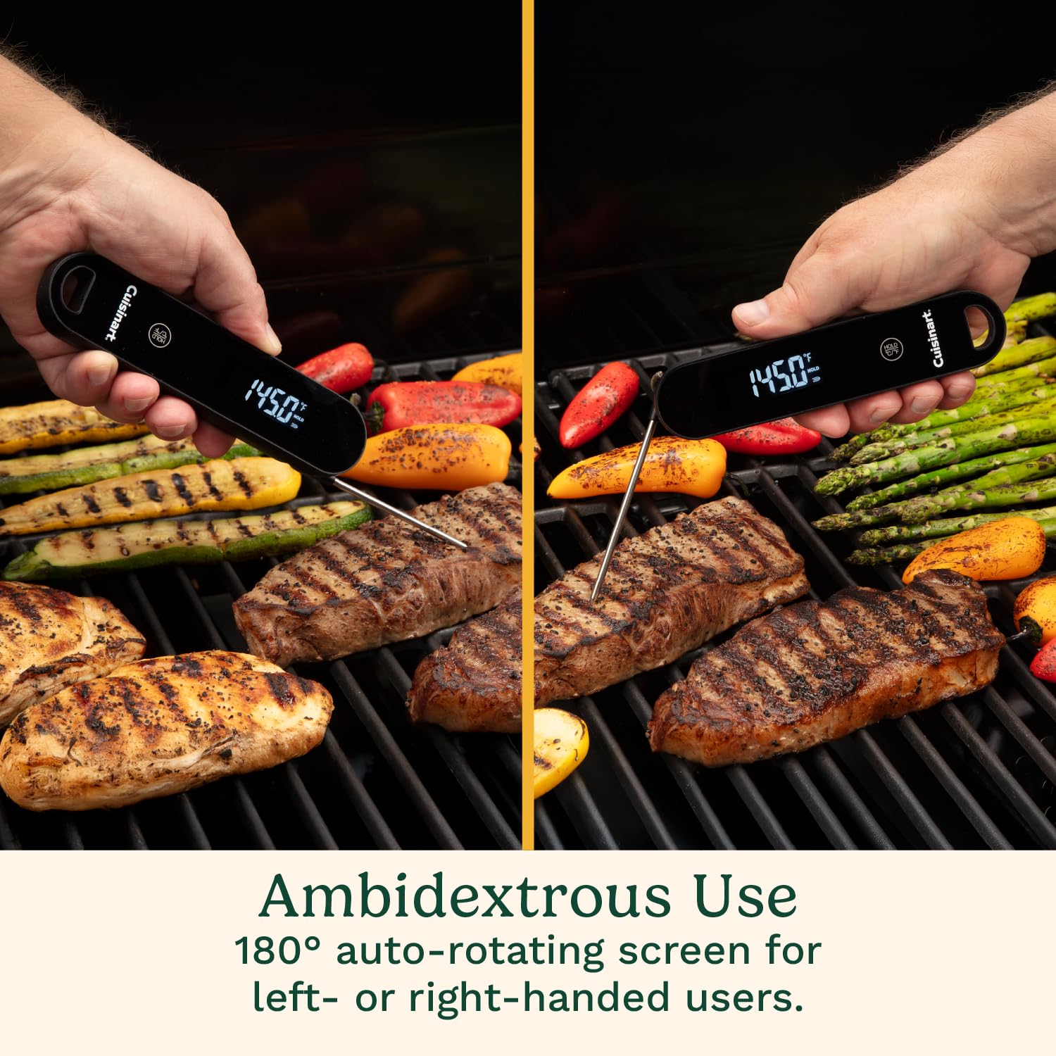 cuisinart-led-digital-pro-instant-read-thermometer-waterproof-ambidextrous-0-6s- image 6