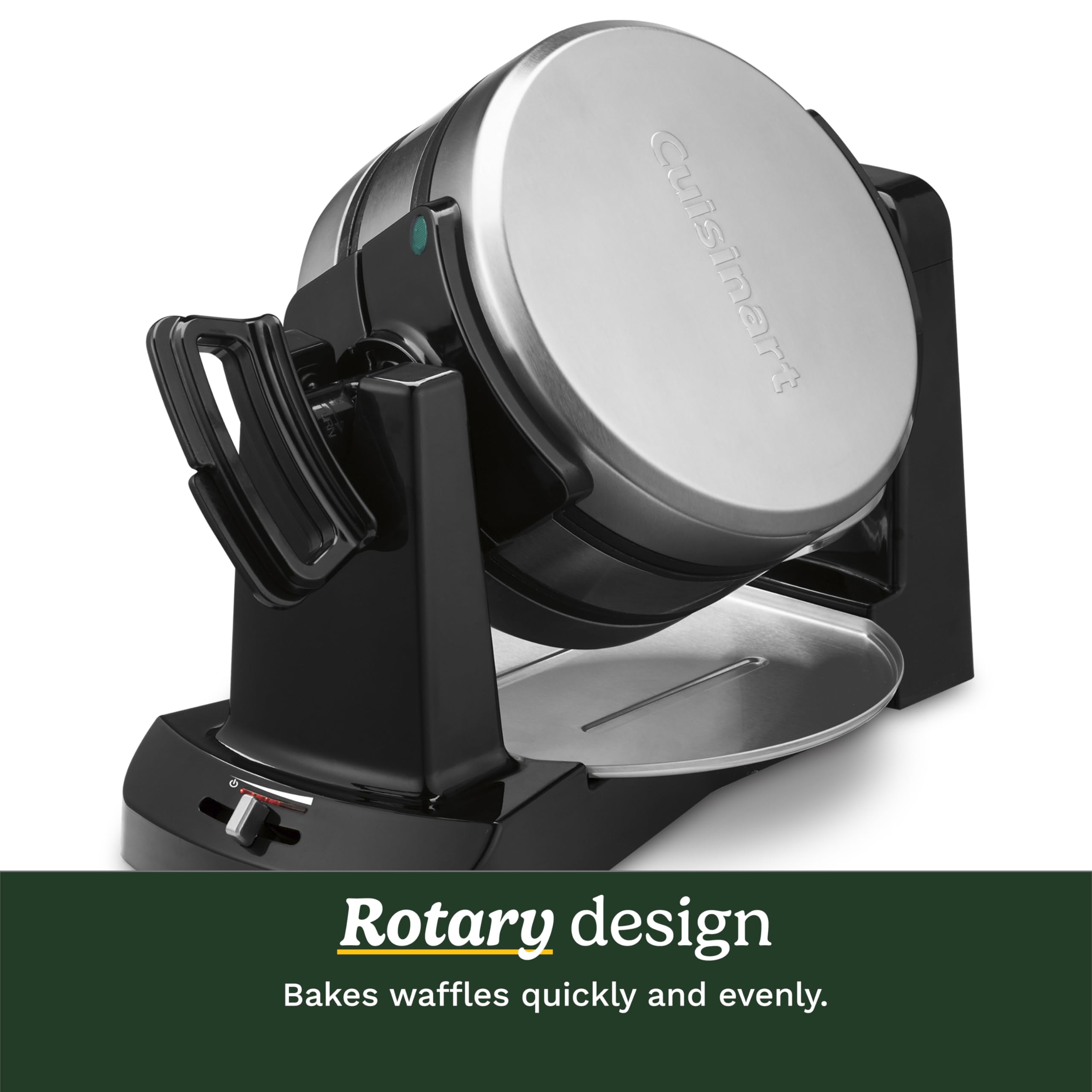 cuisinart-double-flip-belgian-waffle-maker-waf-f40nas-stainless-steel-grey-and-b image 5