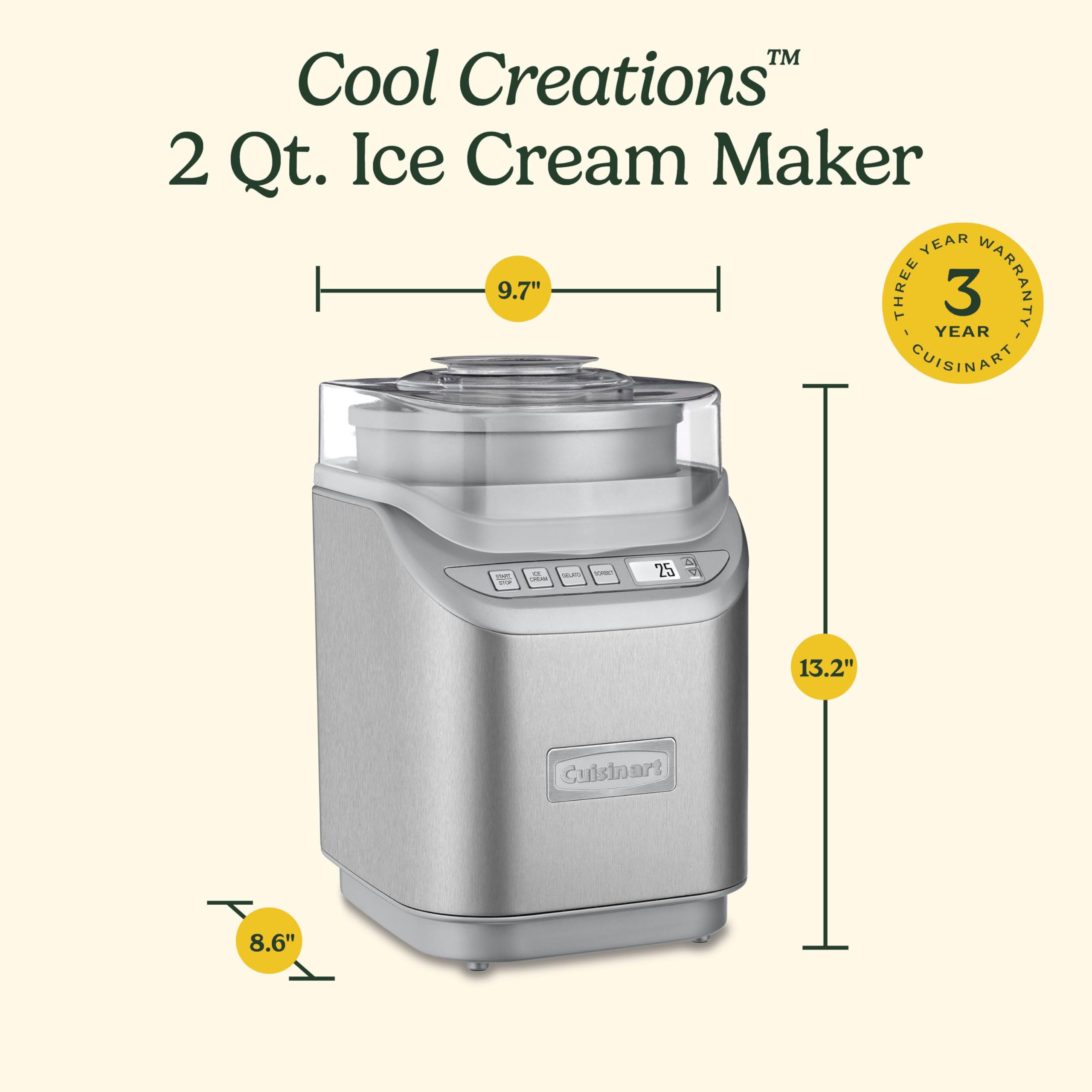 cuisinart-ice-70p1-2-quart-stainless-steel-ice-cream-maker-machine-with-lcd-scre image 6