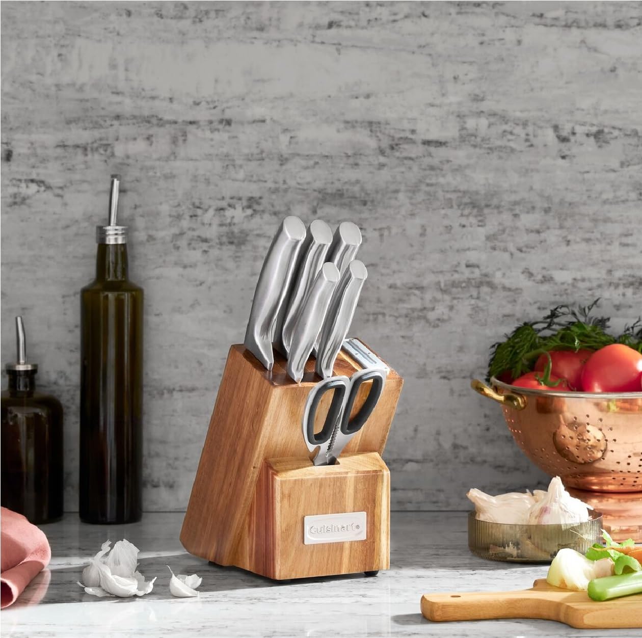 cuisinart-7-piece-stainless-steel-essentials-cutlery-block-set-with-built-in-sha image 5