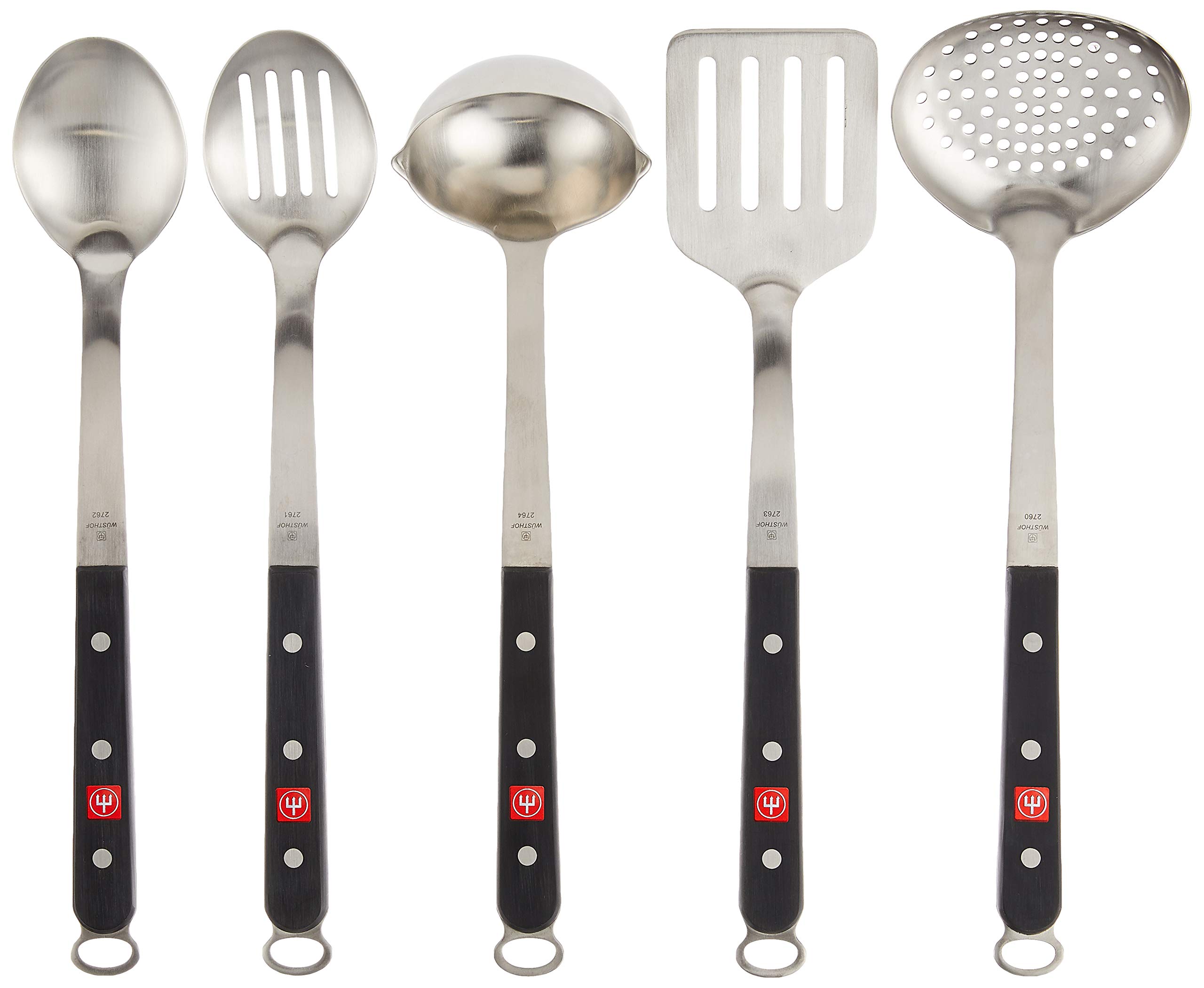 w-sthof-five-piece-kitchen-tool-set-14-stainless-steel-utensils image 1