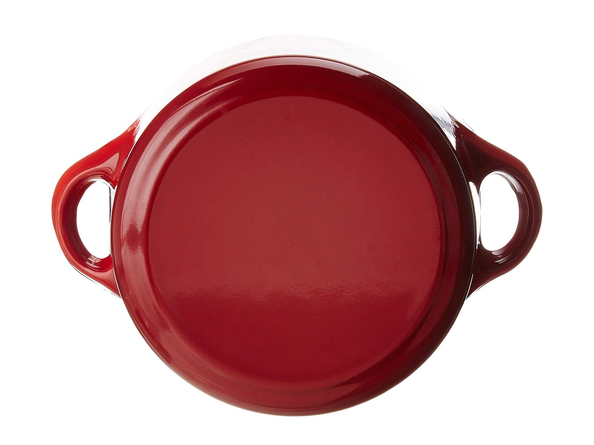 le-creuset-enameled-cast-iron-mini-cocotte-with-lid-1-3-qt-cerise image 3