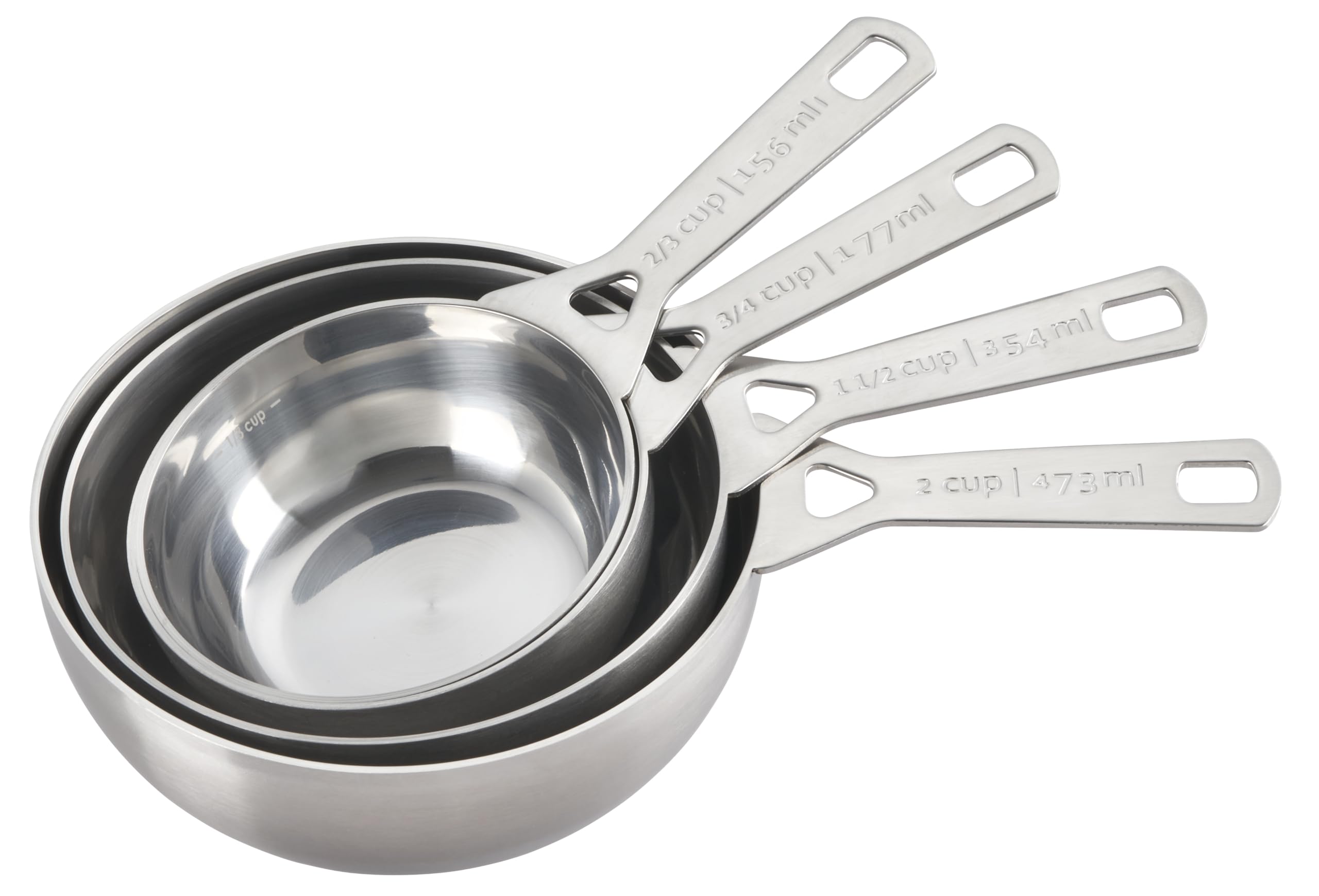 le-creuset-stainless-steel-batch-baking-measuring-cups-set-of-4-2-3-3-4-1-5-2-cu image 1
