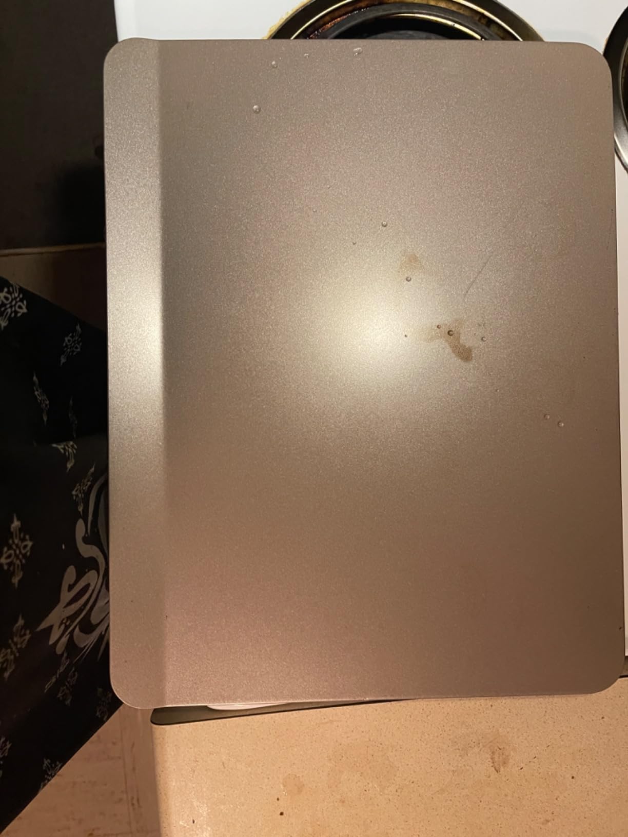 Nice sheet, but stains easily