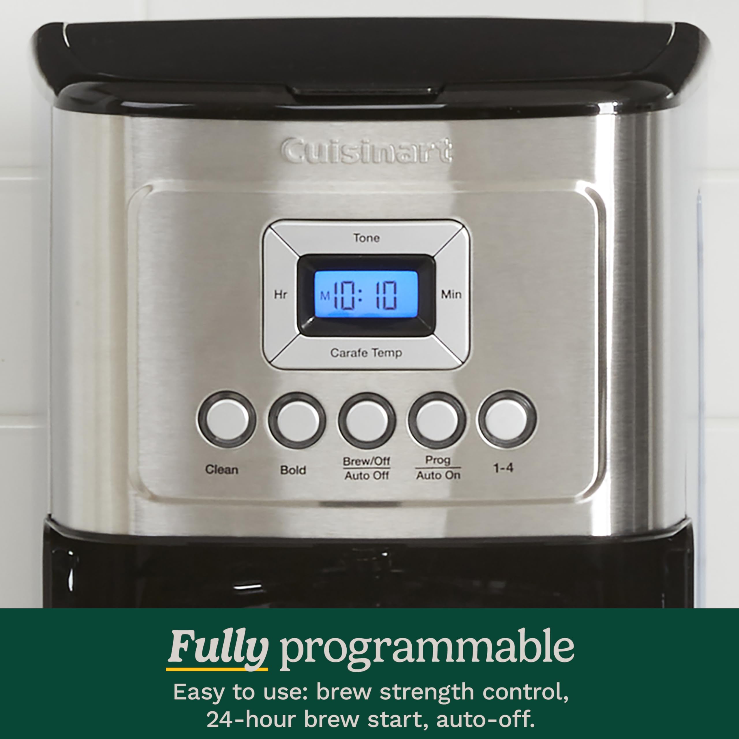 cuisinart-dcc-3200-14-cup-programmable-perfectemp-coffee-maker-stainless-steel image 3