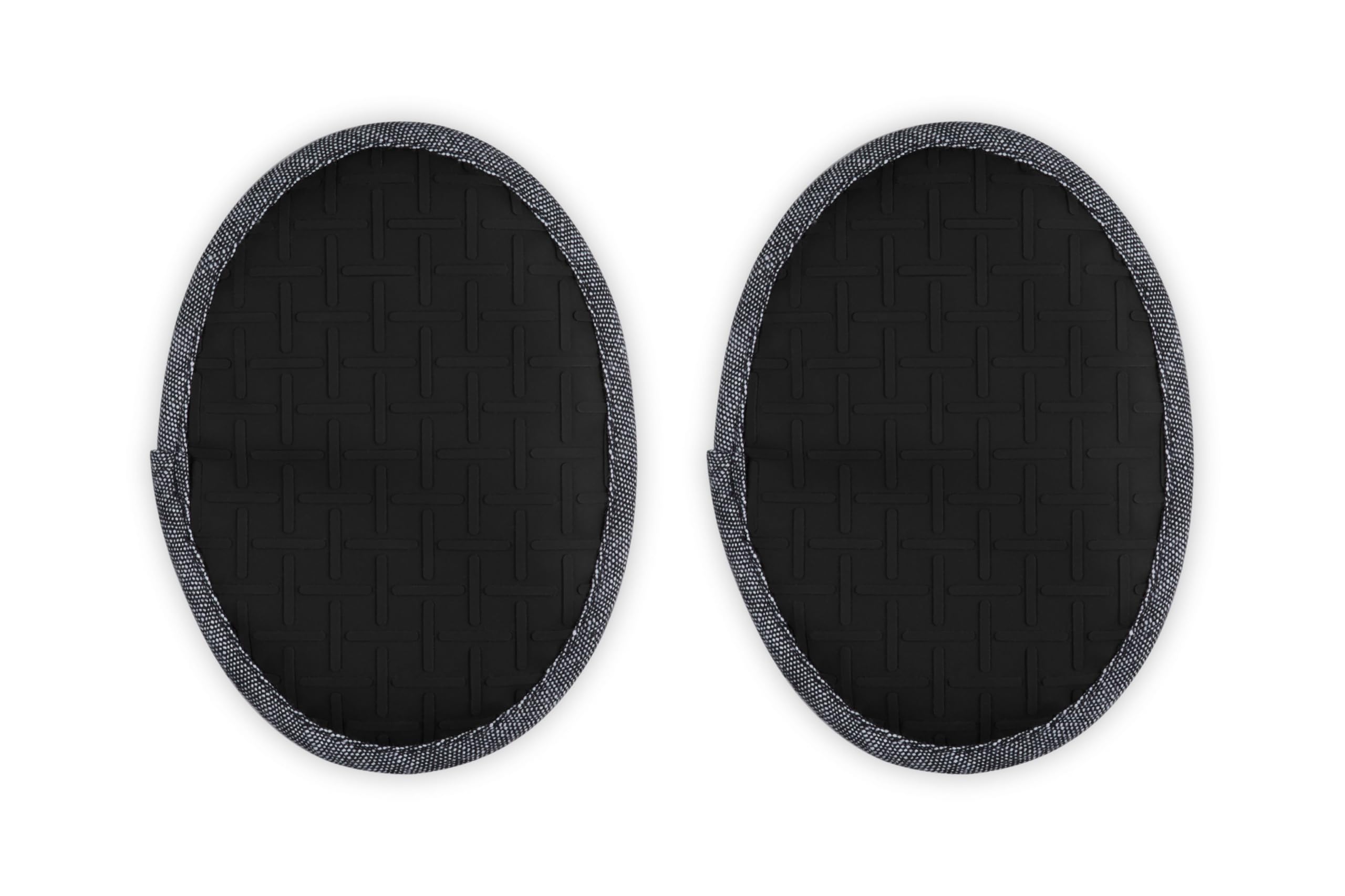 le-creuset-set-of-2-silicone-pot-grips-noir image 2